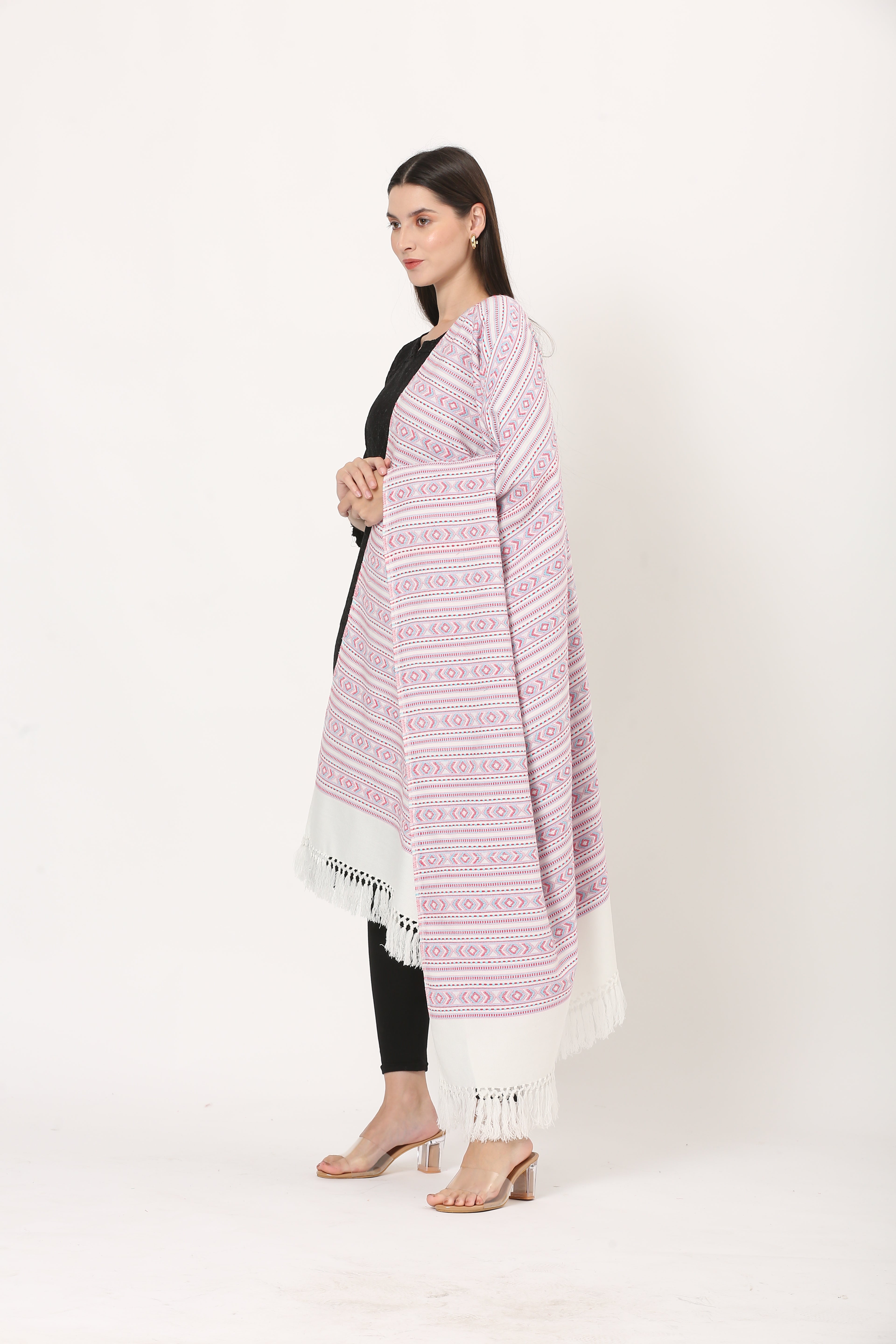 naga retro weave shawl