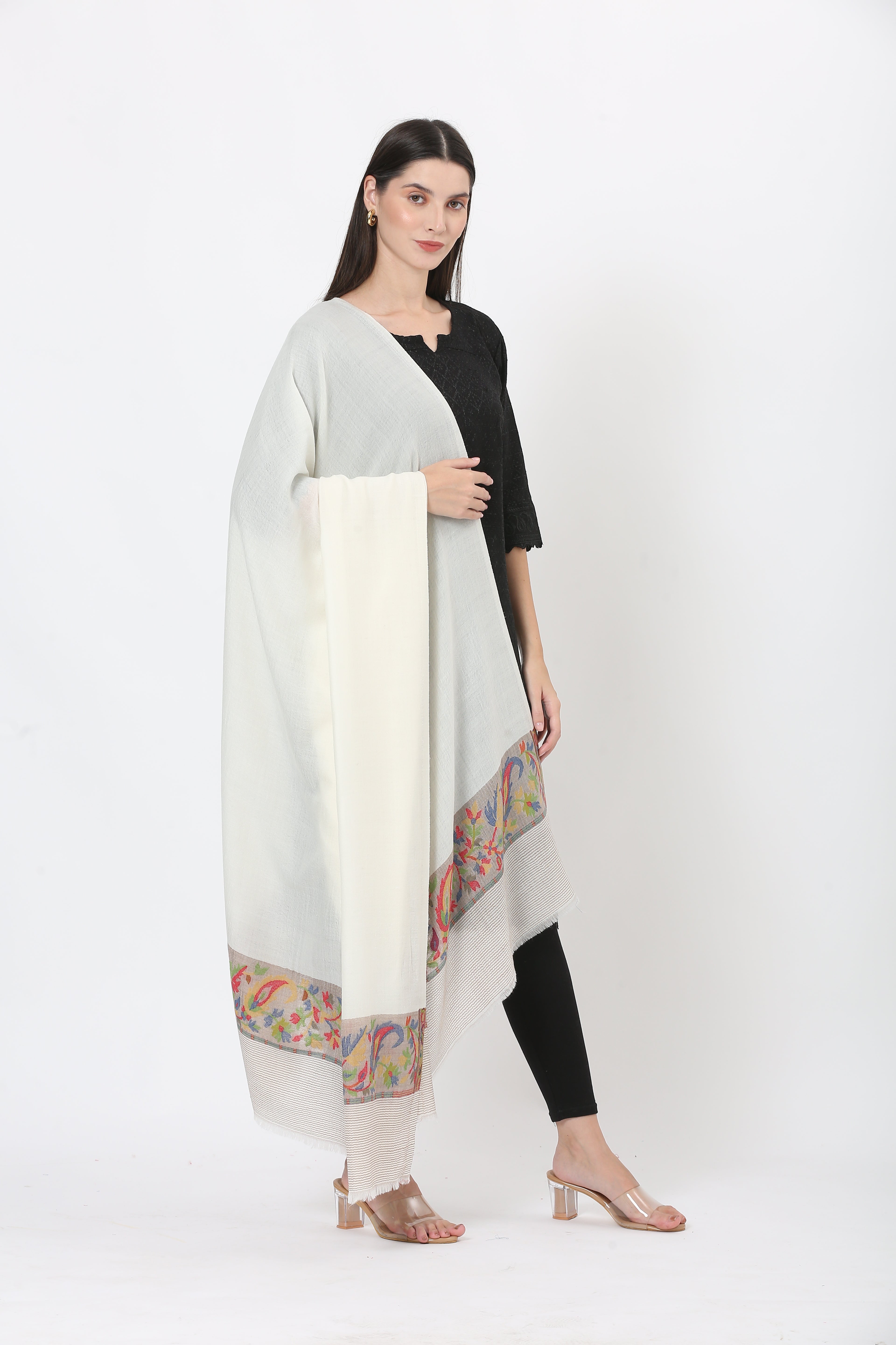 posh fine woolen palla shawl