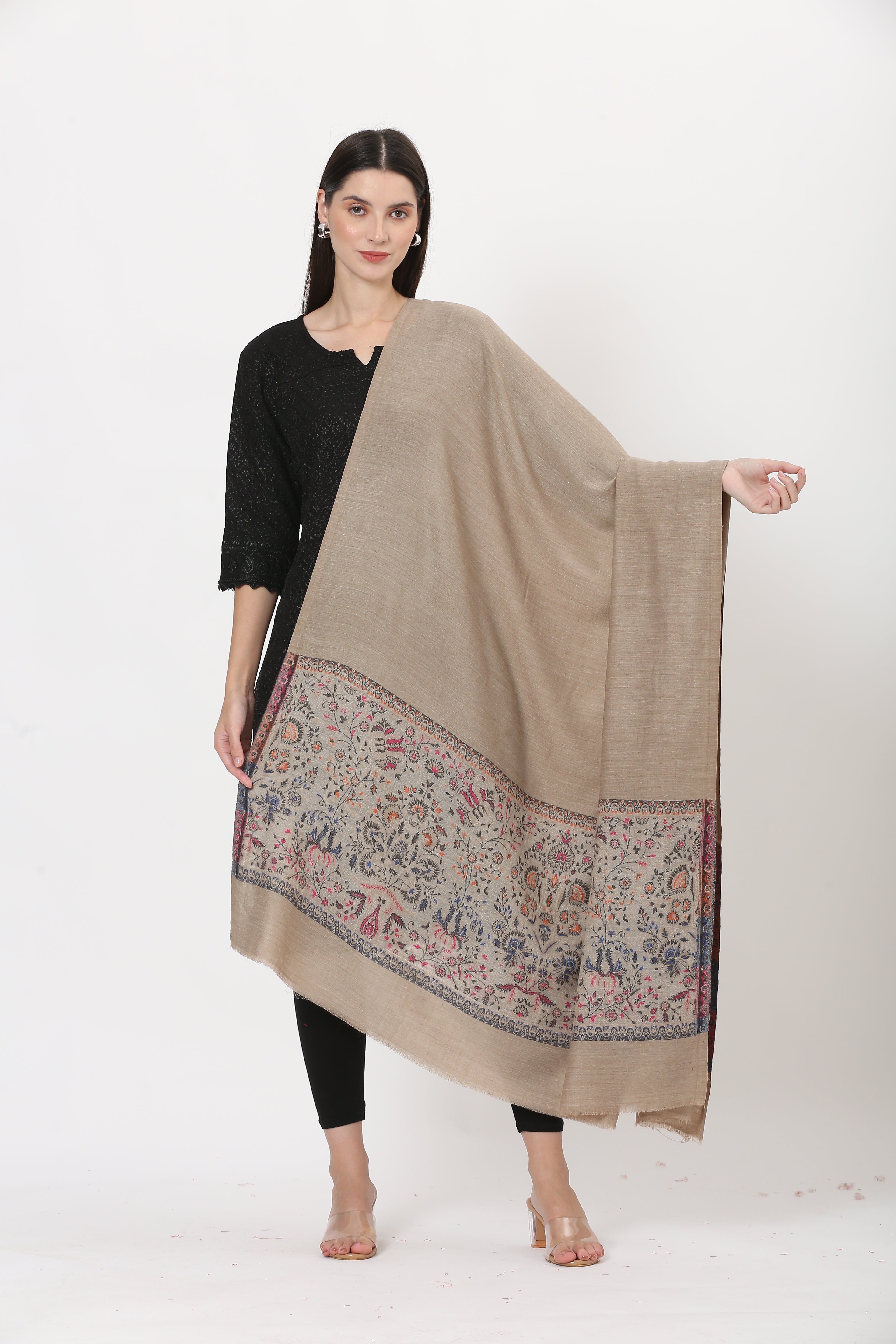 posh fine woolen palla shawl