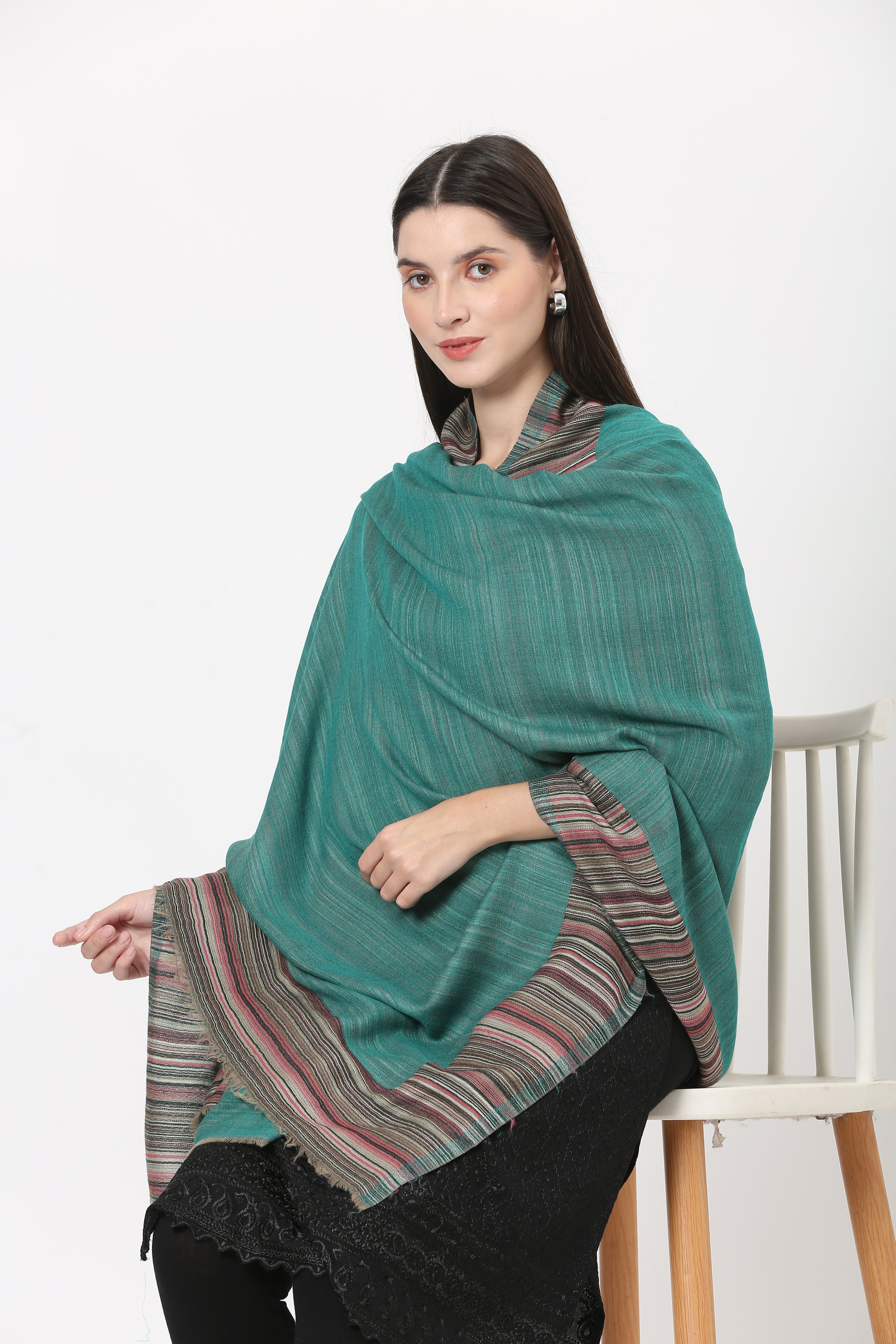 posh mixture weave stole