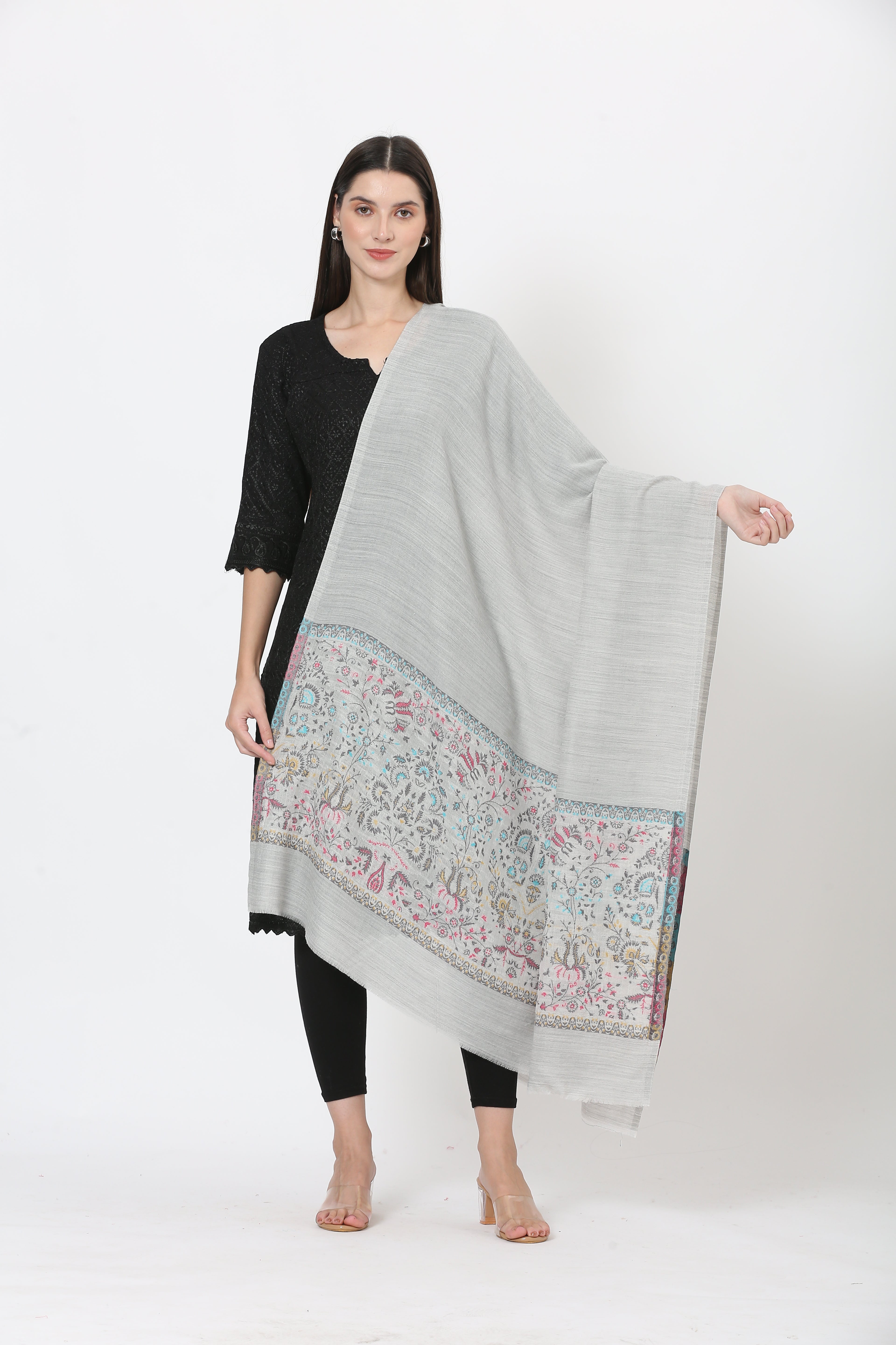 posh fine woolen palla shawl