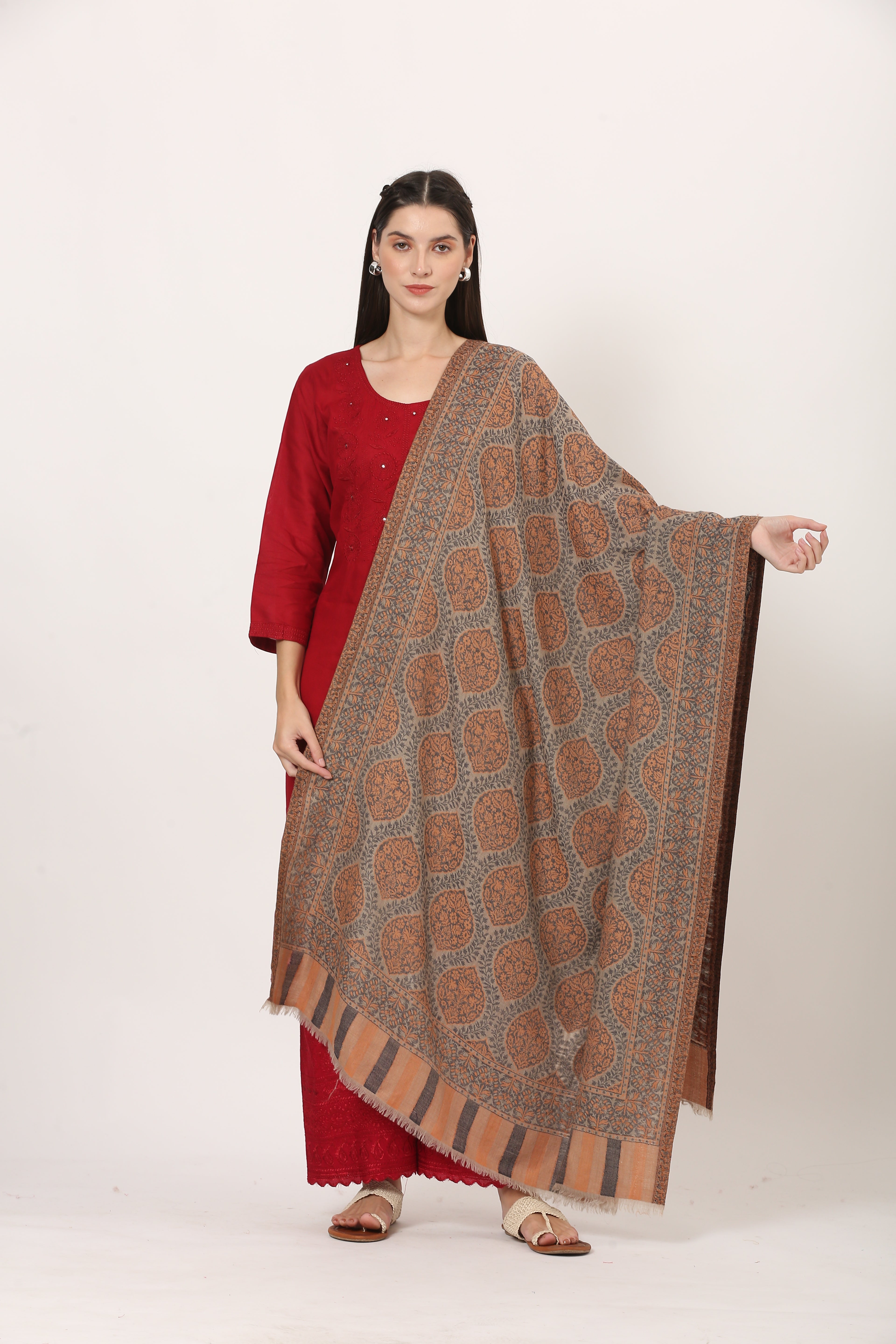 fine wool posh ambi shawl