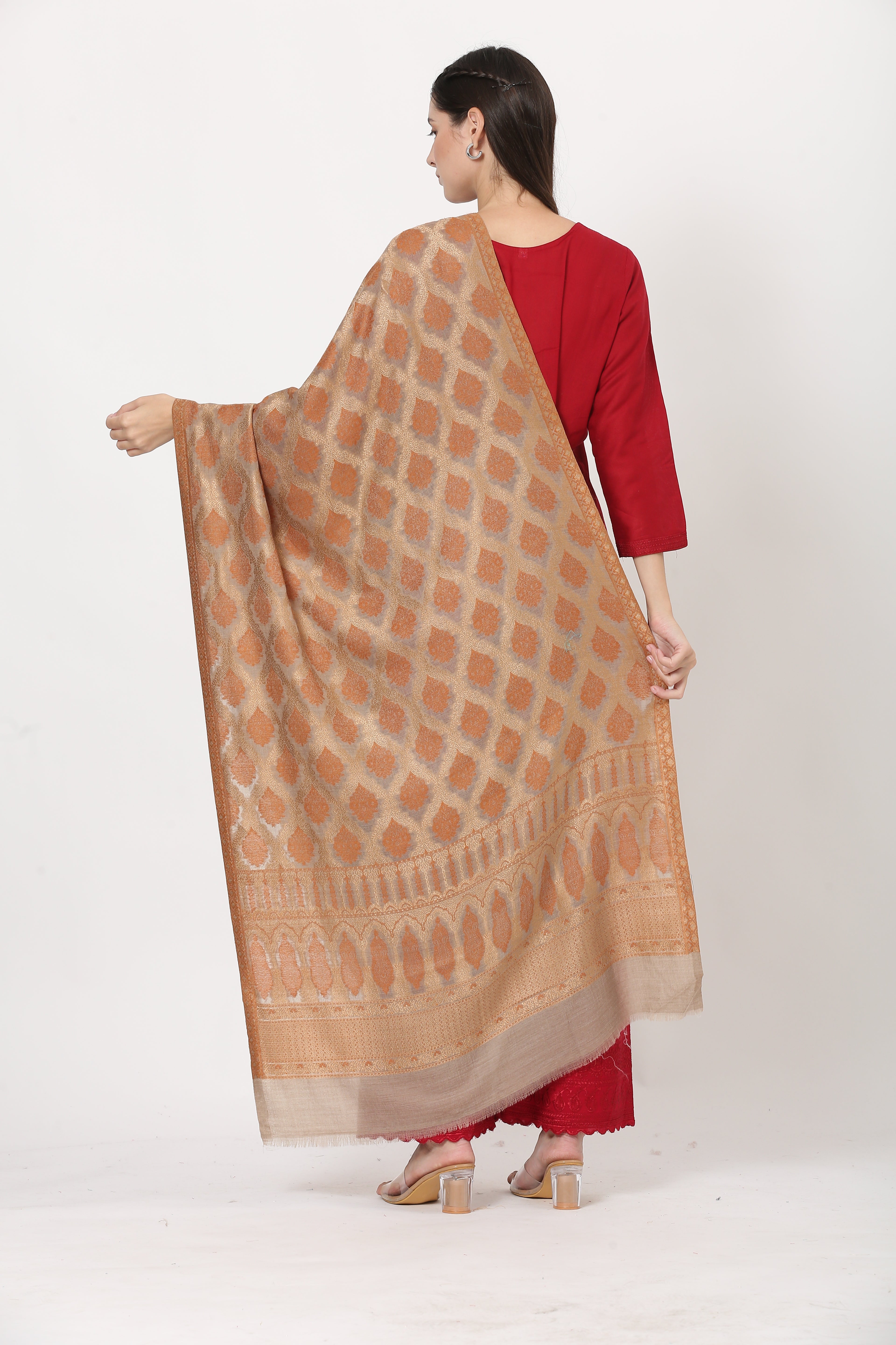posh kani fine woolen stole