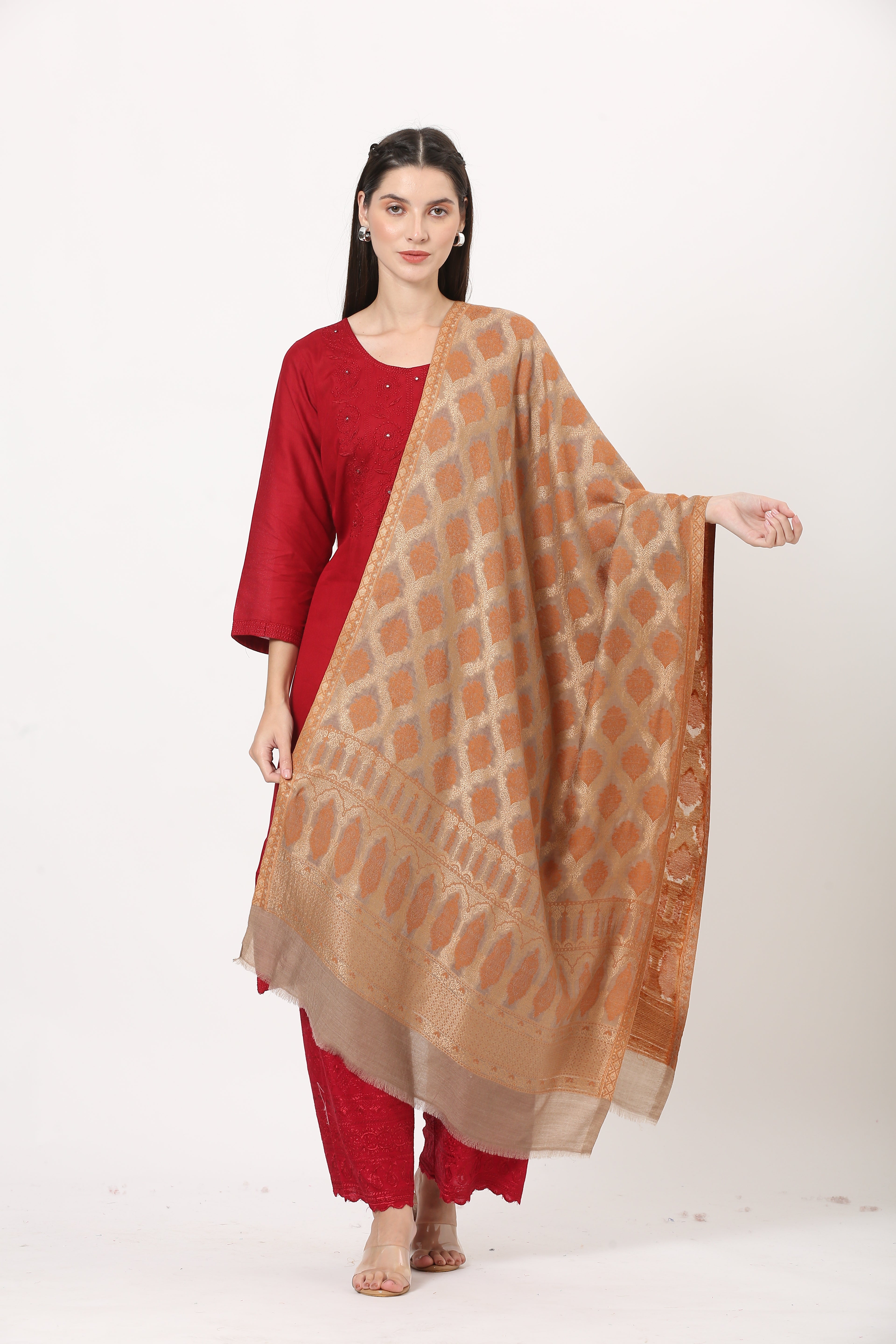 posh kani fine woolen stole
