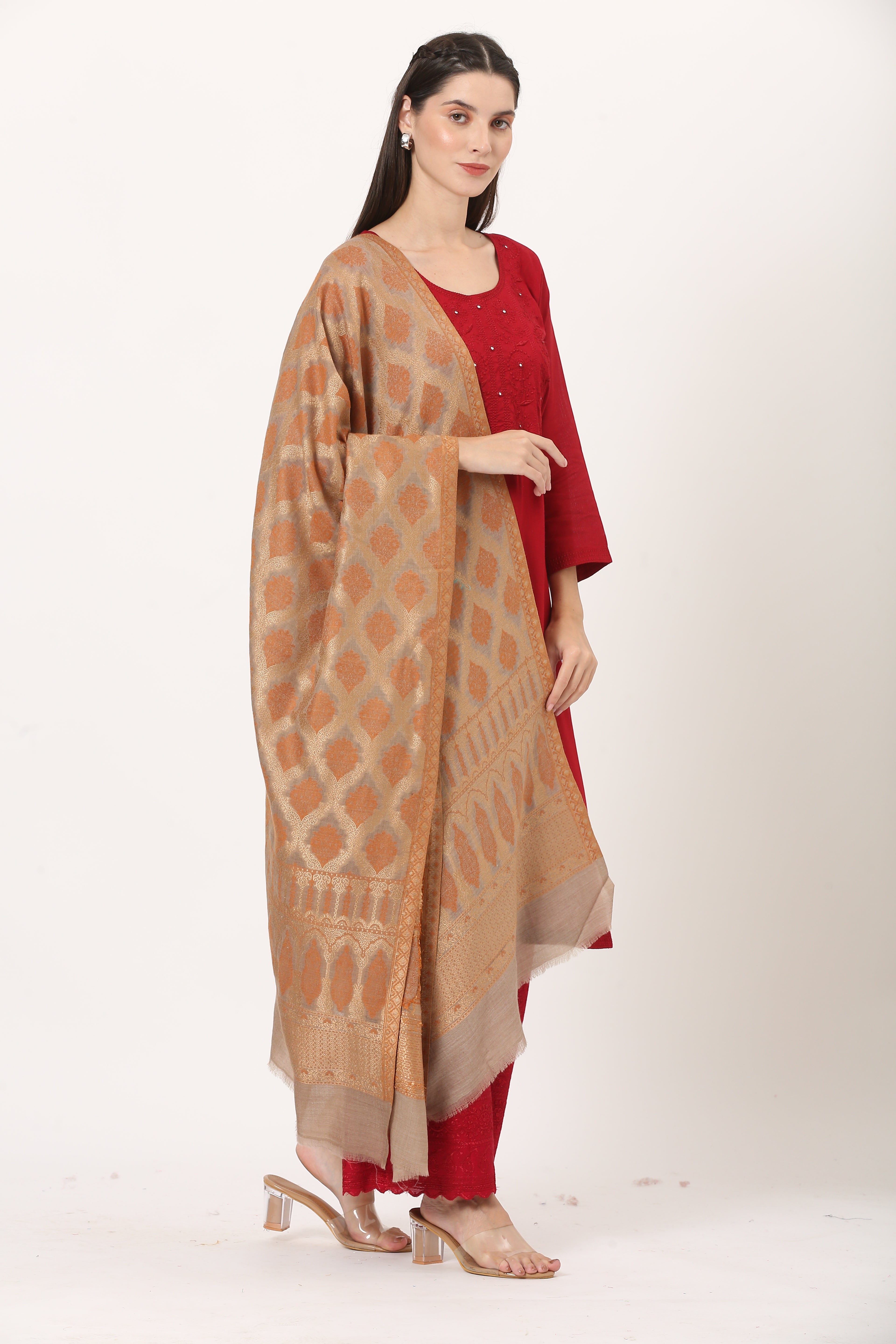posh kani fine woolen stole