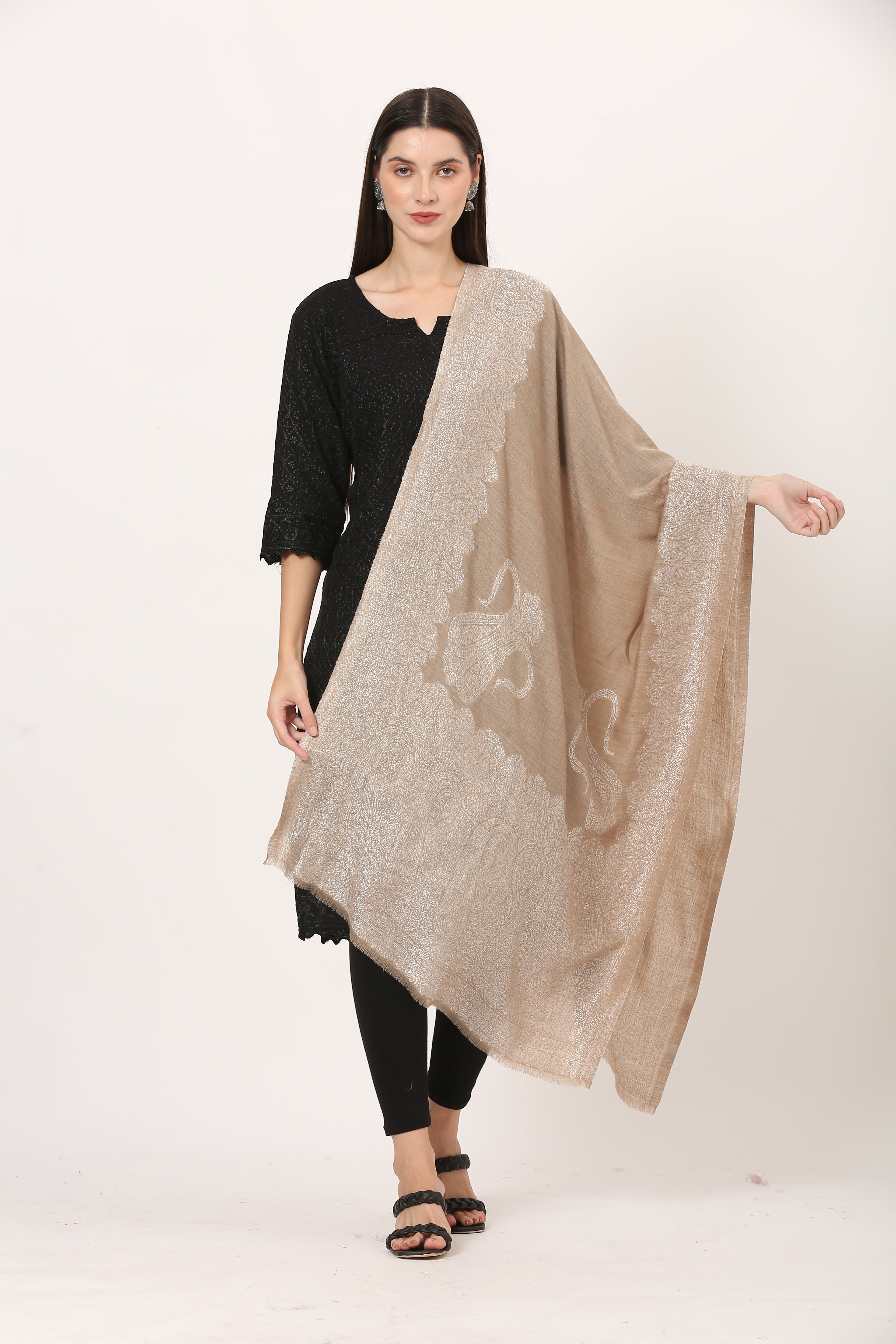 sober fine woolen stole