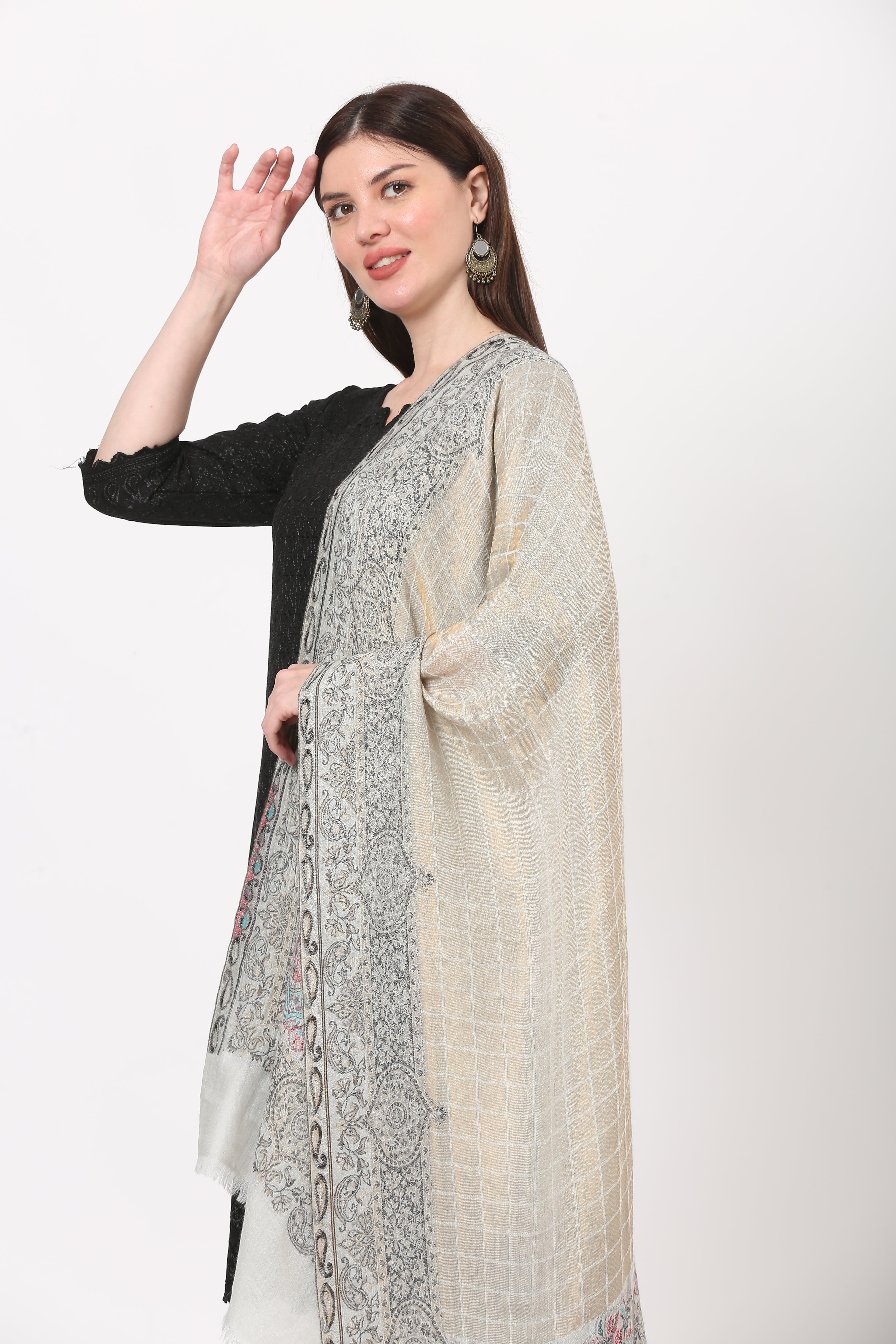kani zari stole