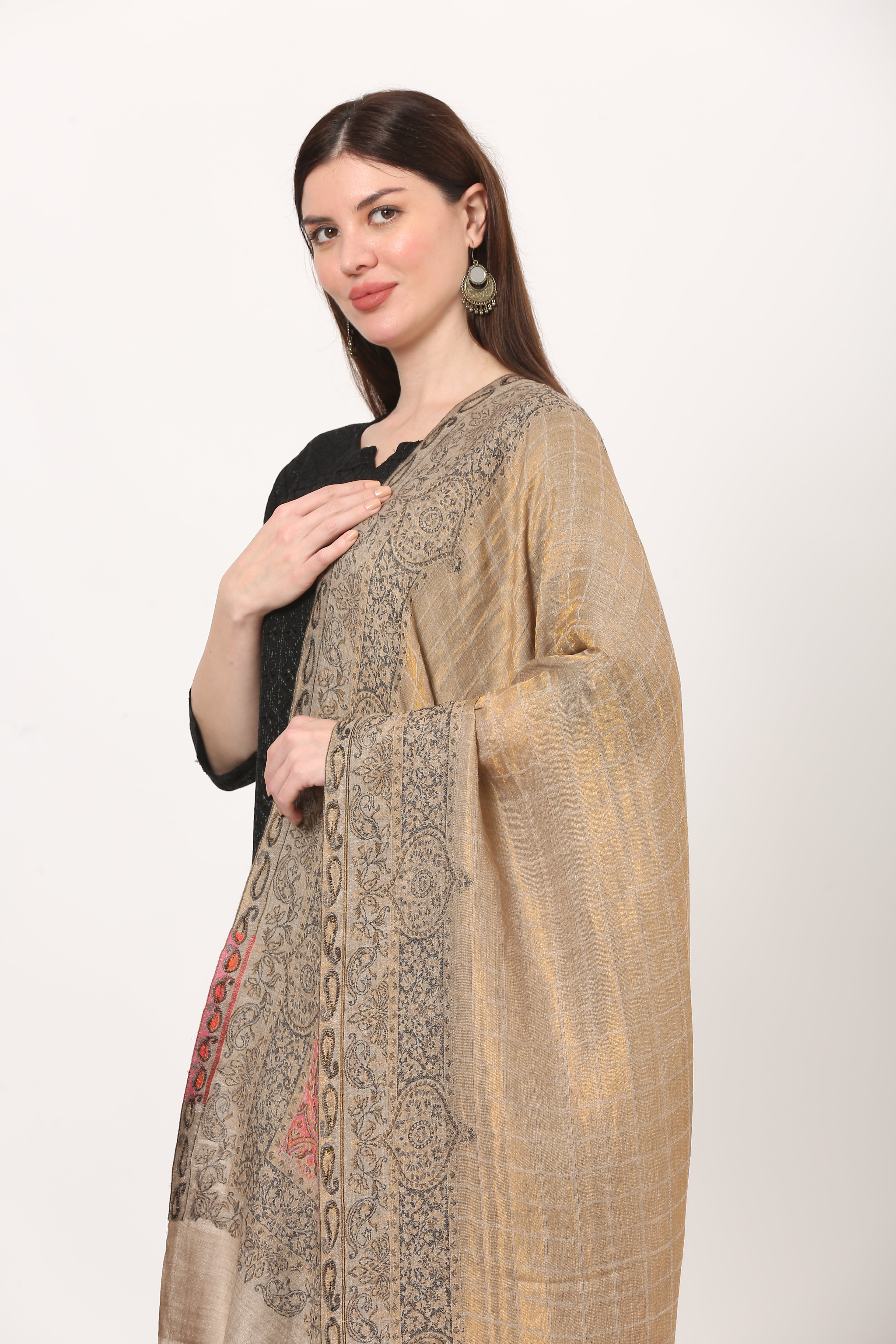 kani zari stole
