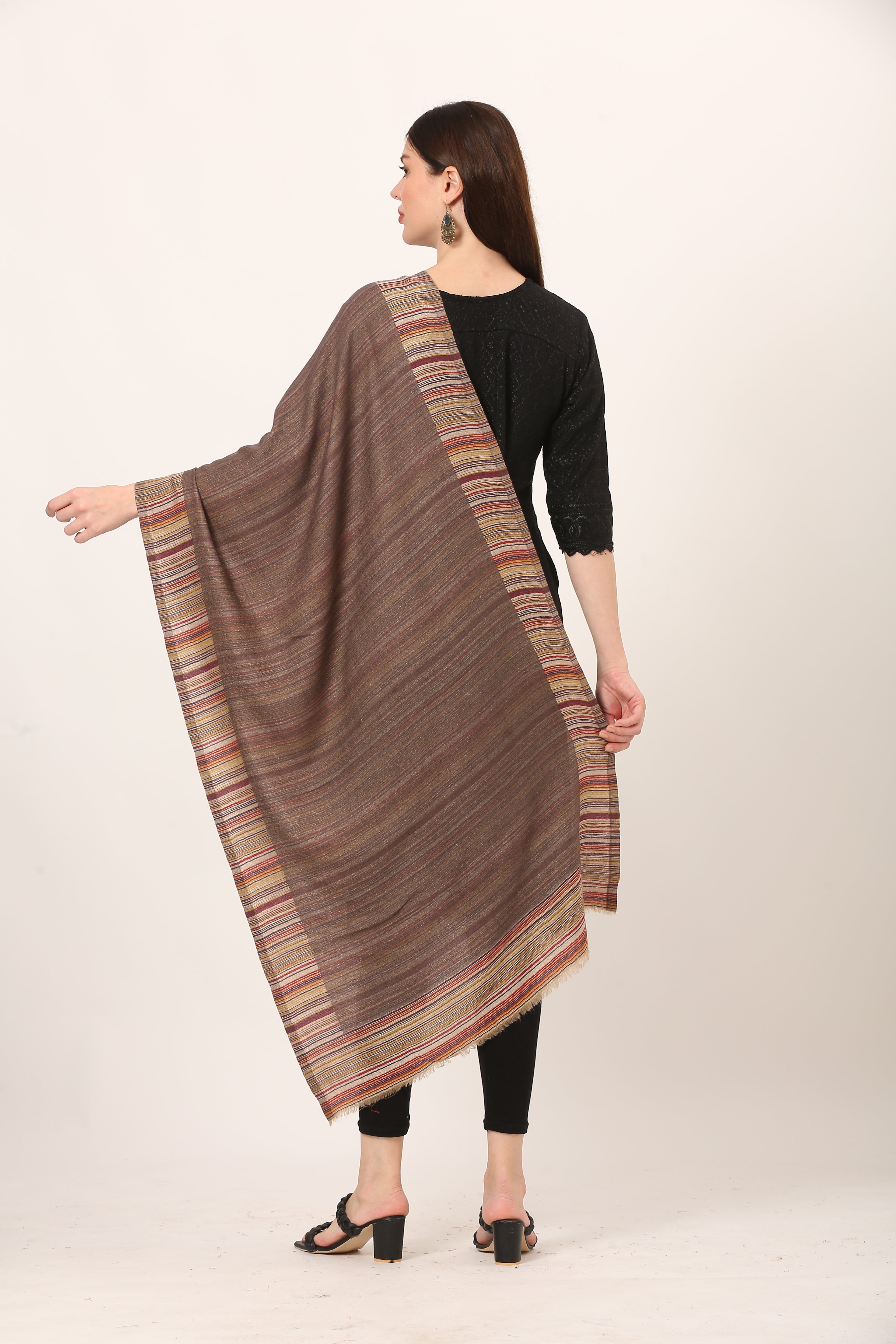 posh mixture weave stole