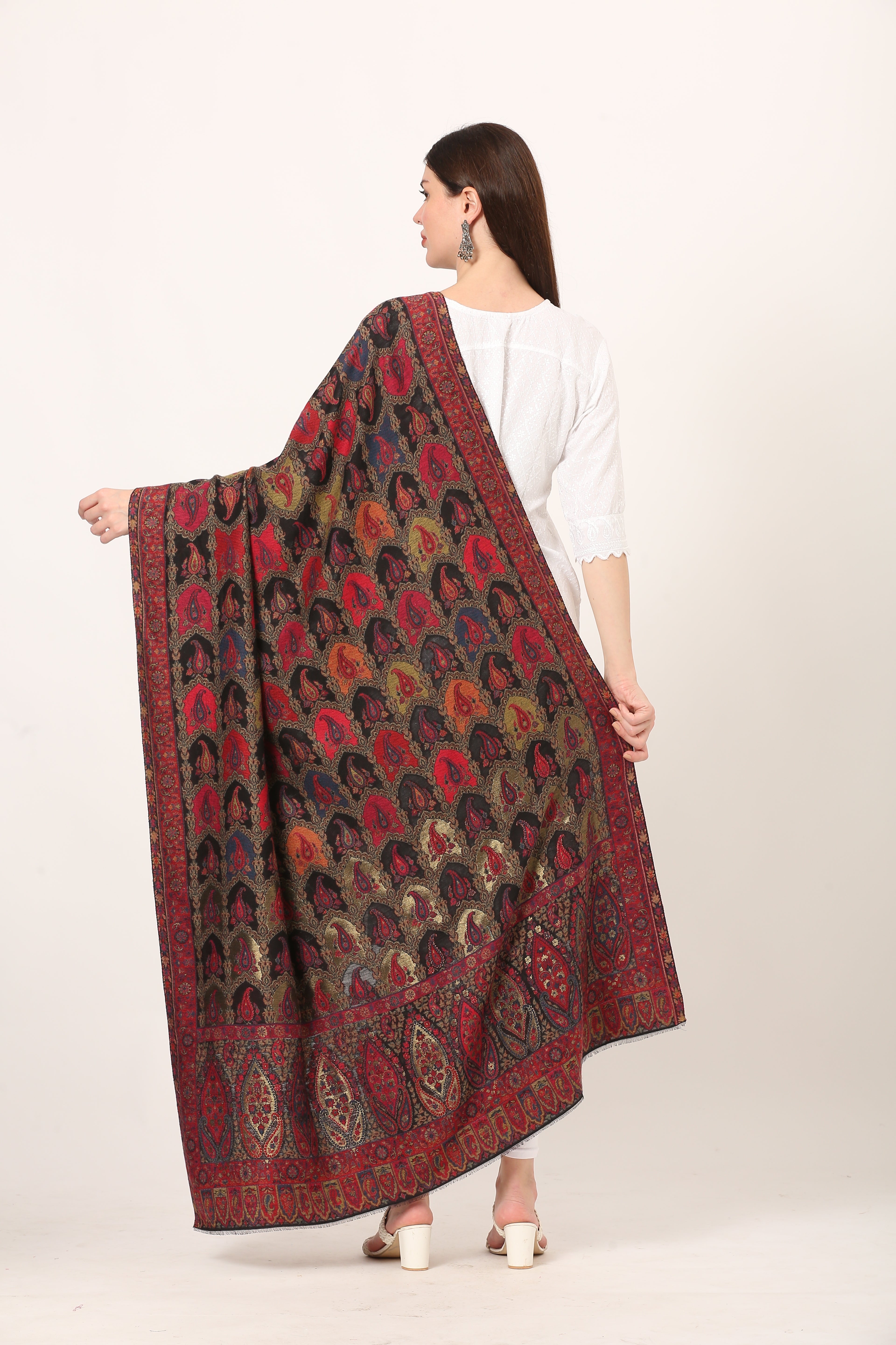 kani zari pashmina shawl