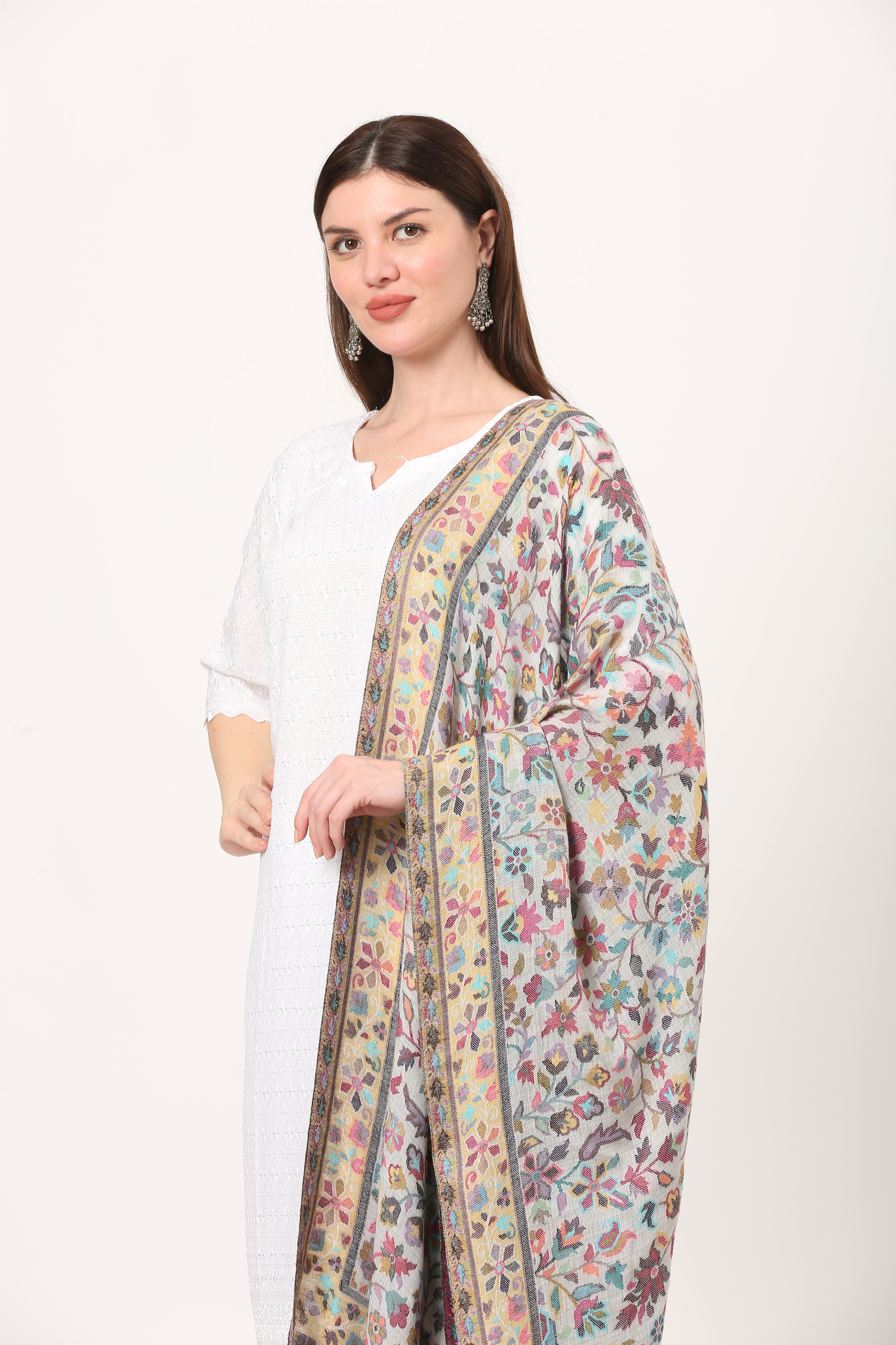 antique kani stole