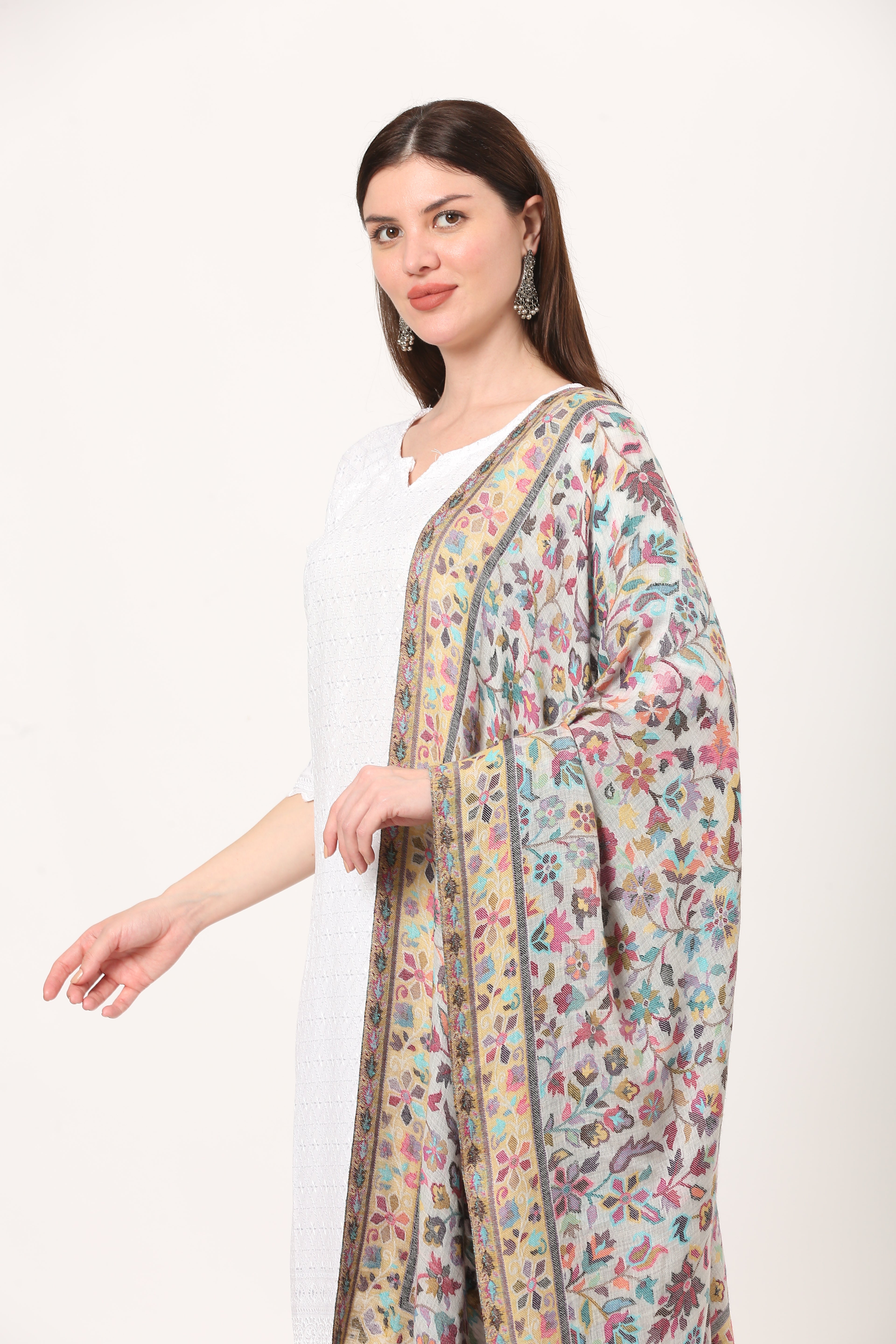 antique kani stole