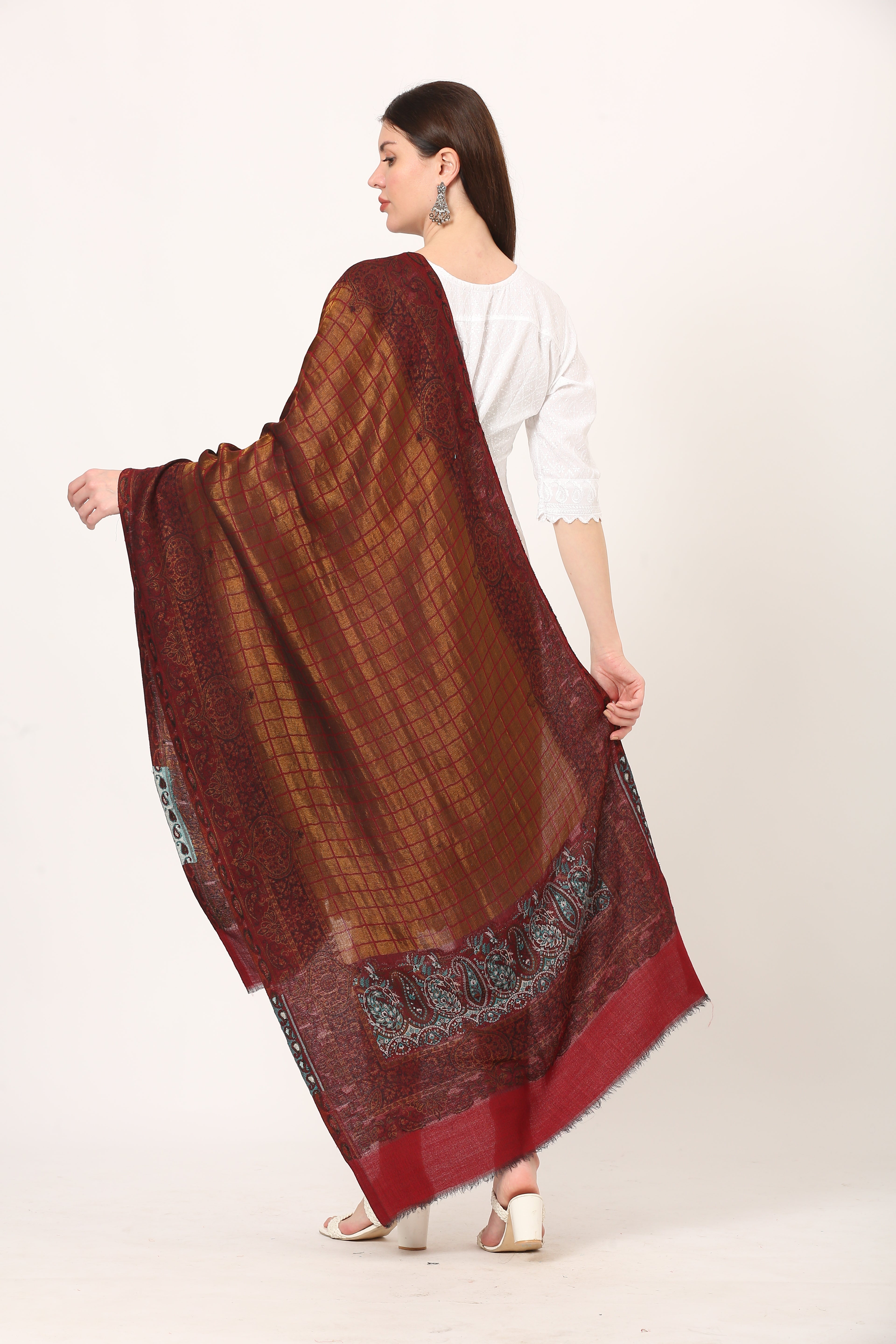 kani zari stole