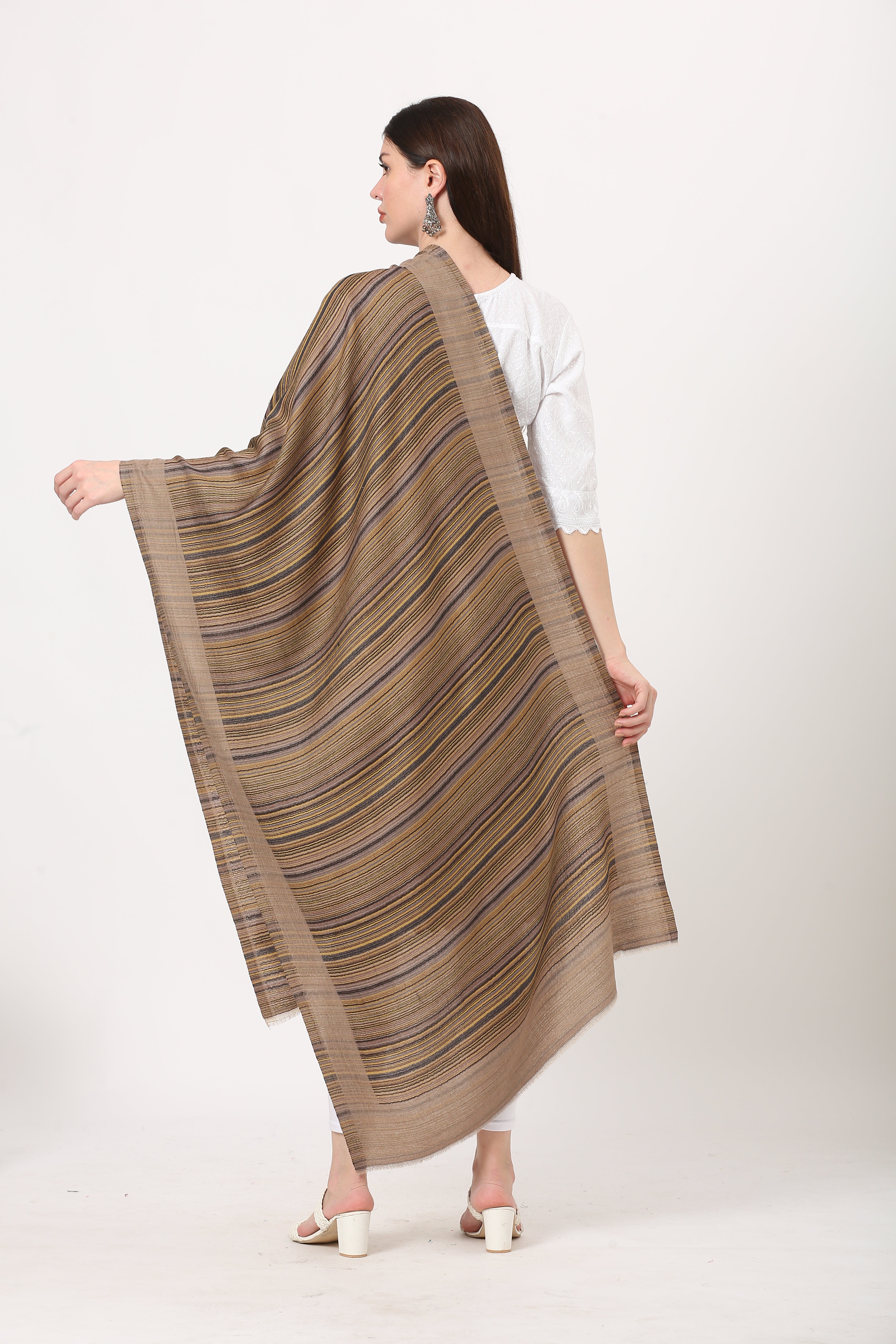 posh mixture weave stole