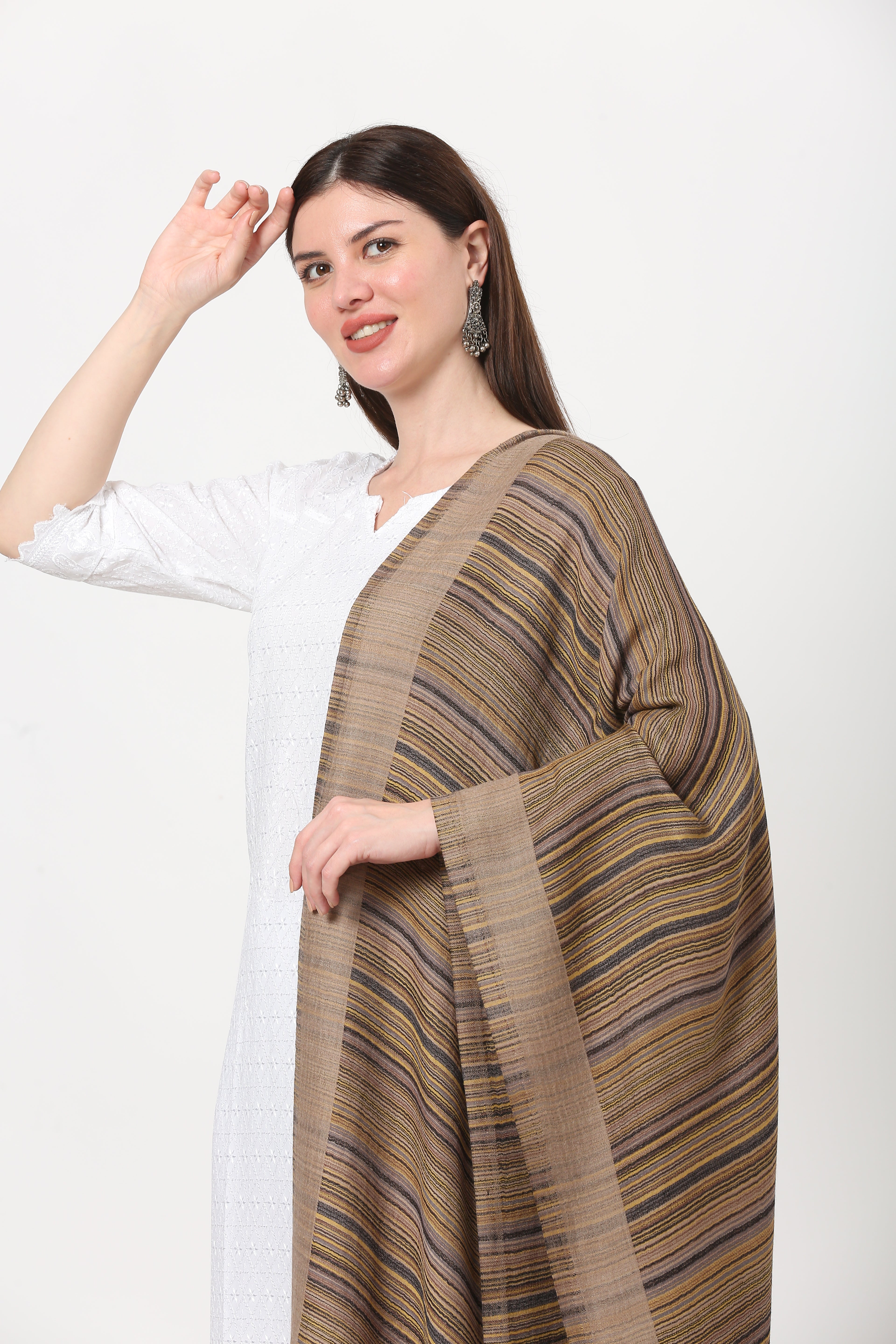 posh mixture weave stole