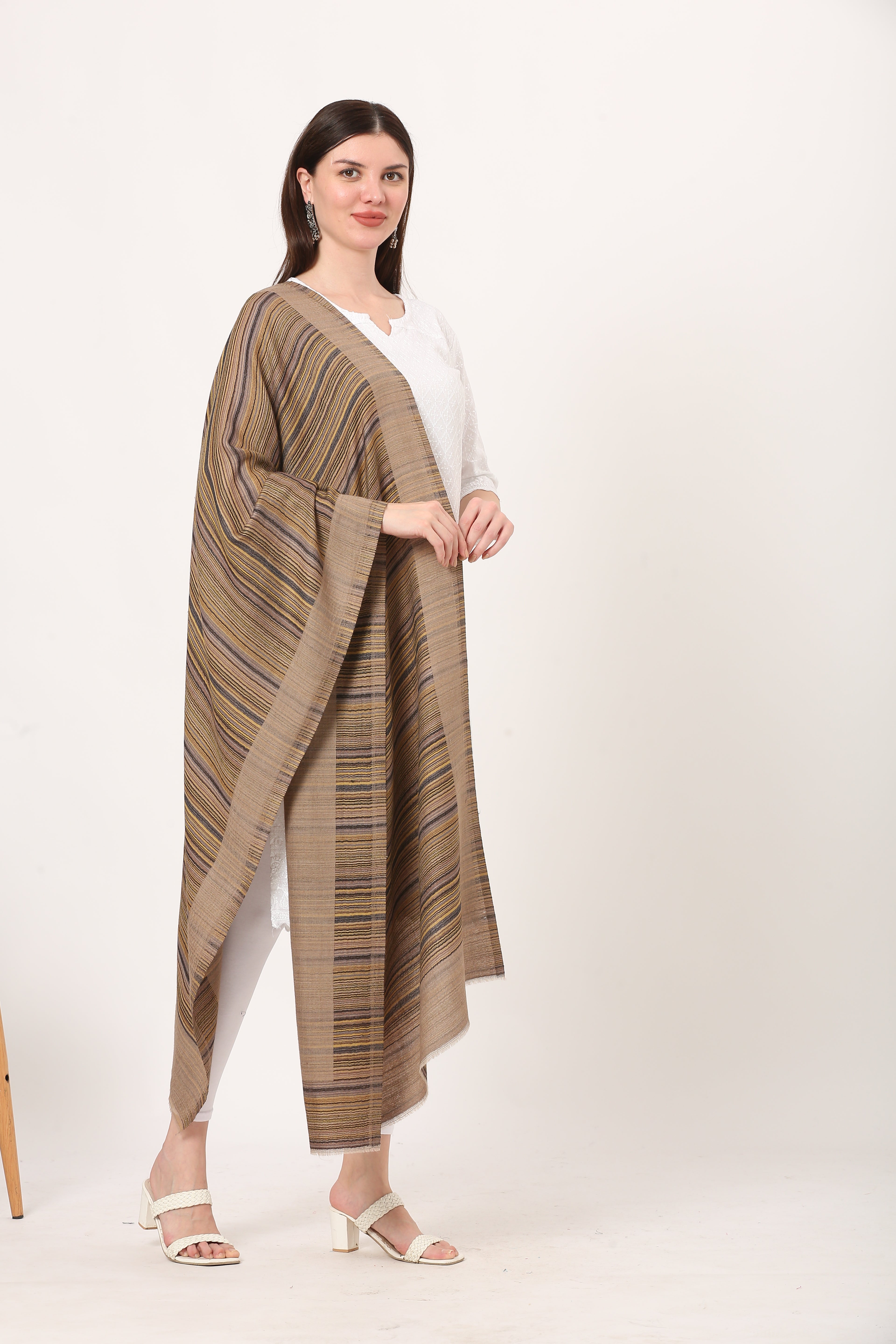 posh mixture weave stole