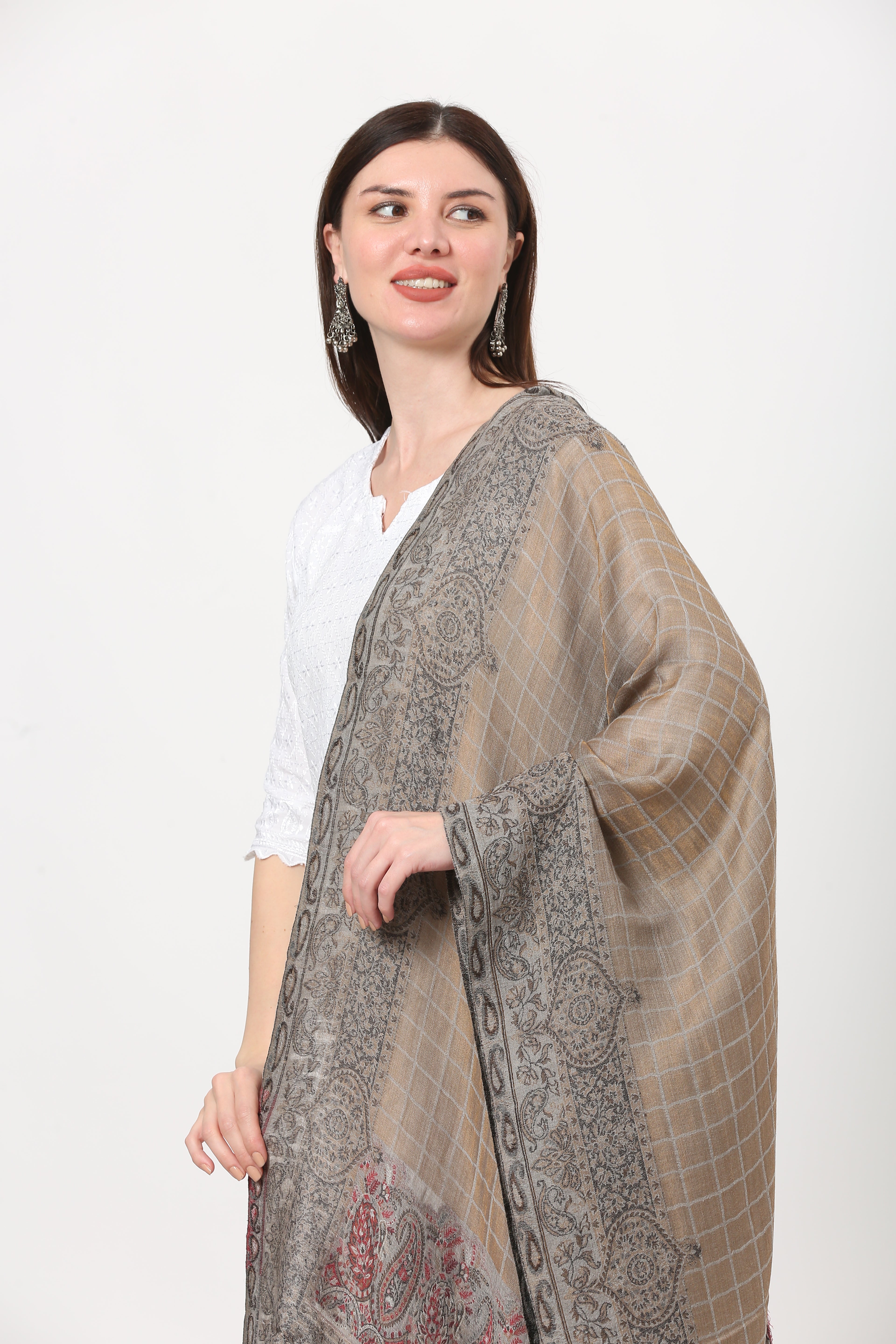 kani zari stole
