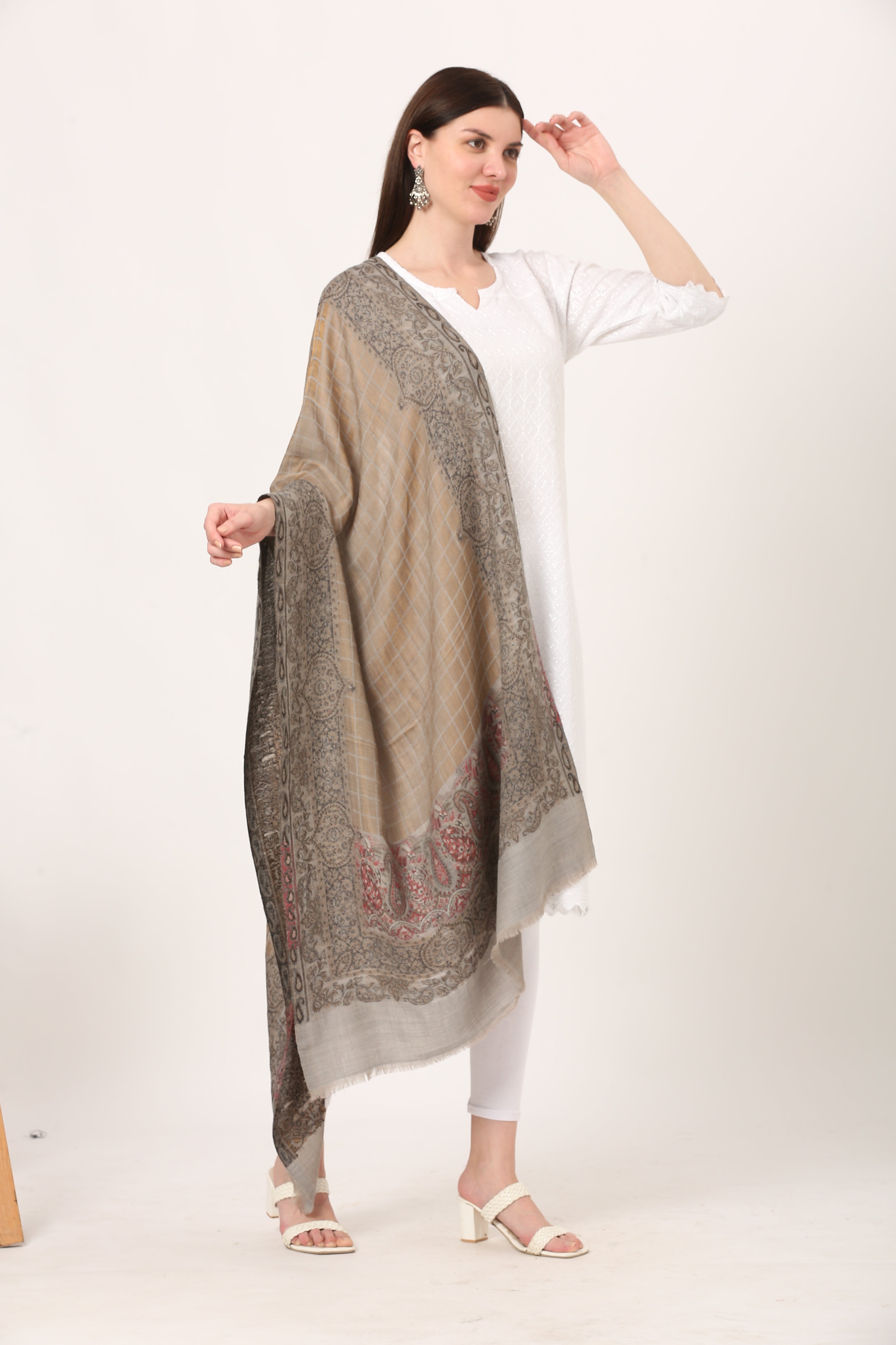 kani zari stole