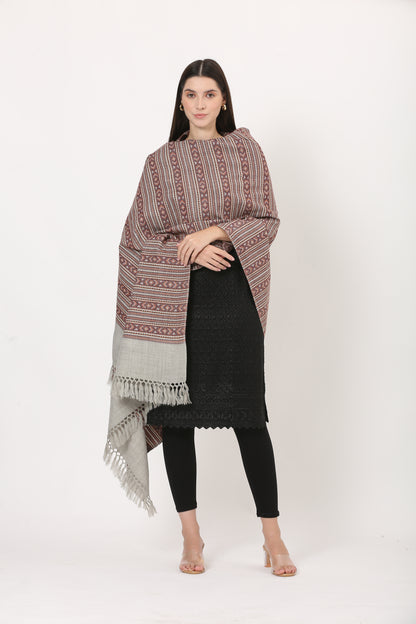 naga retro weave shawl