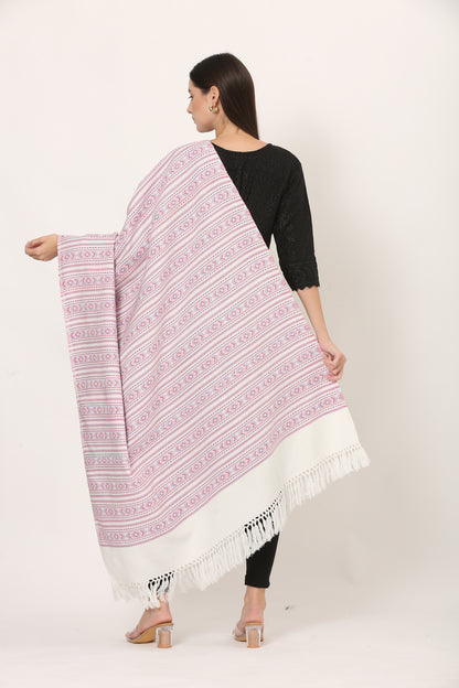 naga retro weave shawl