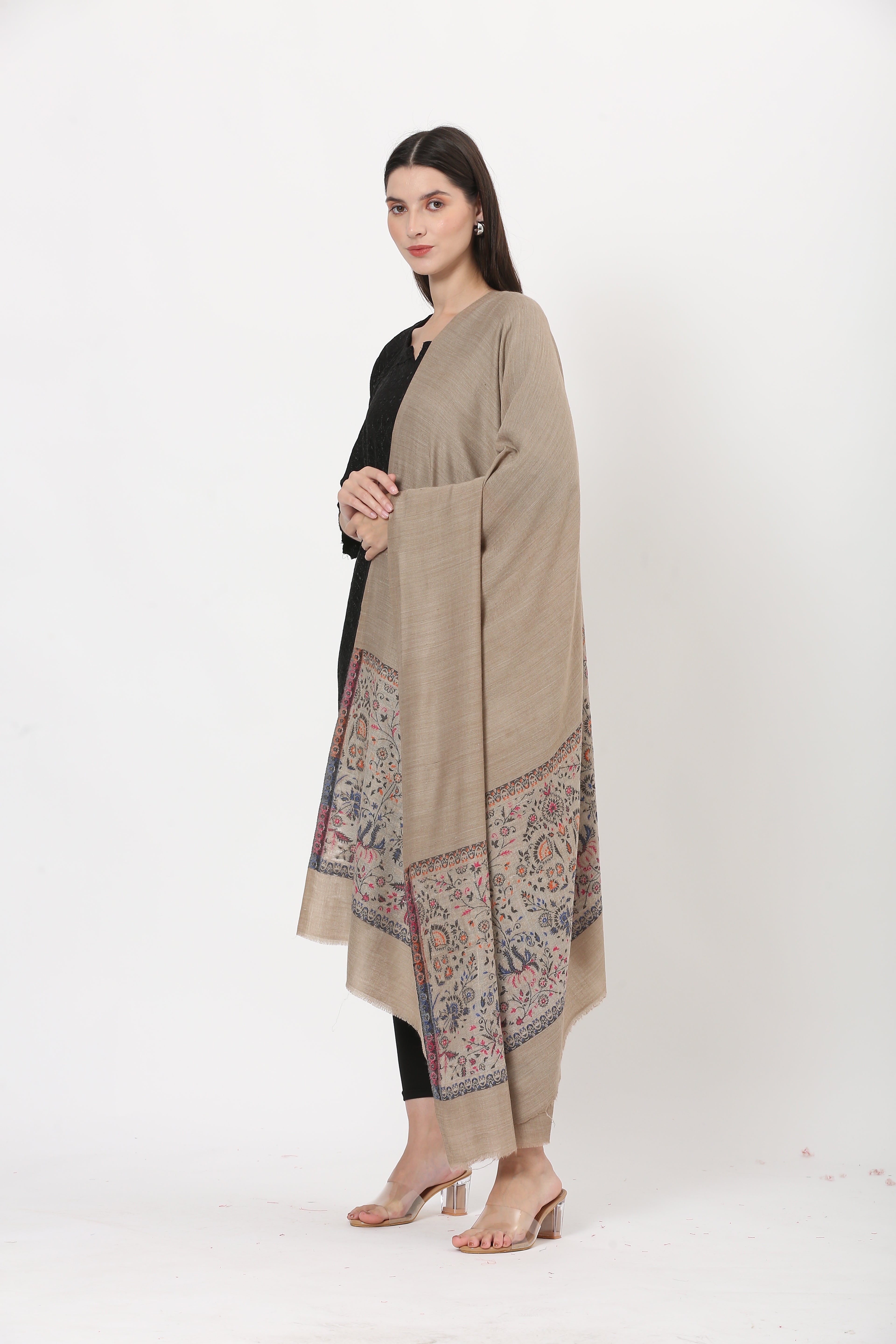 posh fine woolen palla shawl