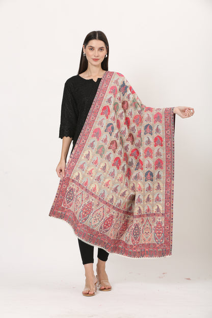 kani zari pashmina shawl