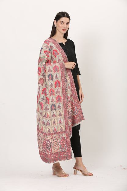 kani zari pashmina shawl