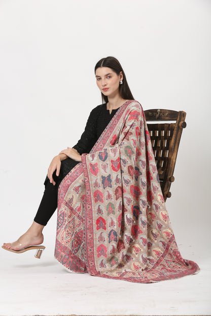 kani zari pashmina shawl