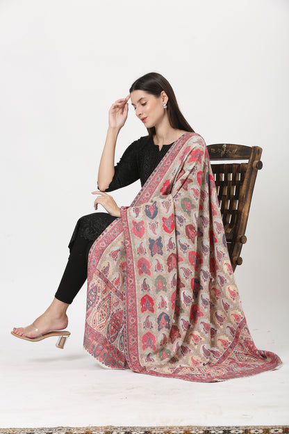 kani zari pashmina shawl