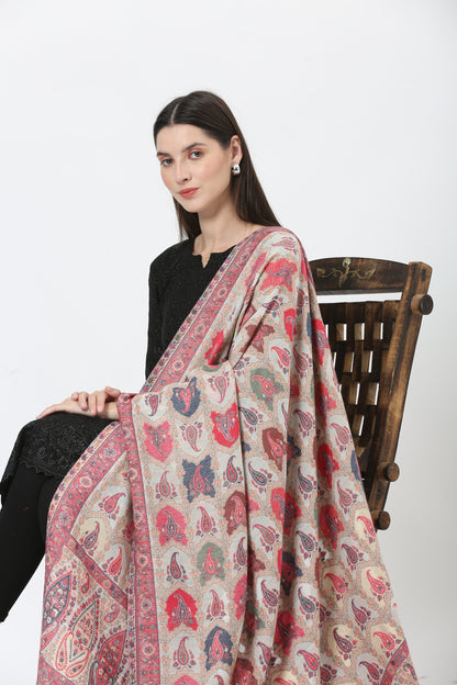 kani zari pashmina shawl