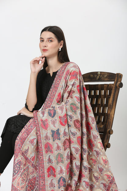 kani zari pashmina shawl