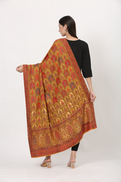 kani zari pashmina shawl