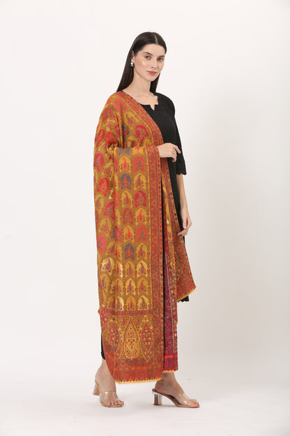 kani zari pashmina shawl