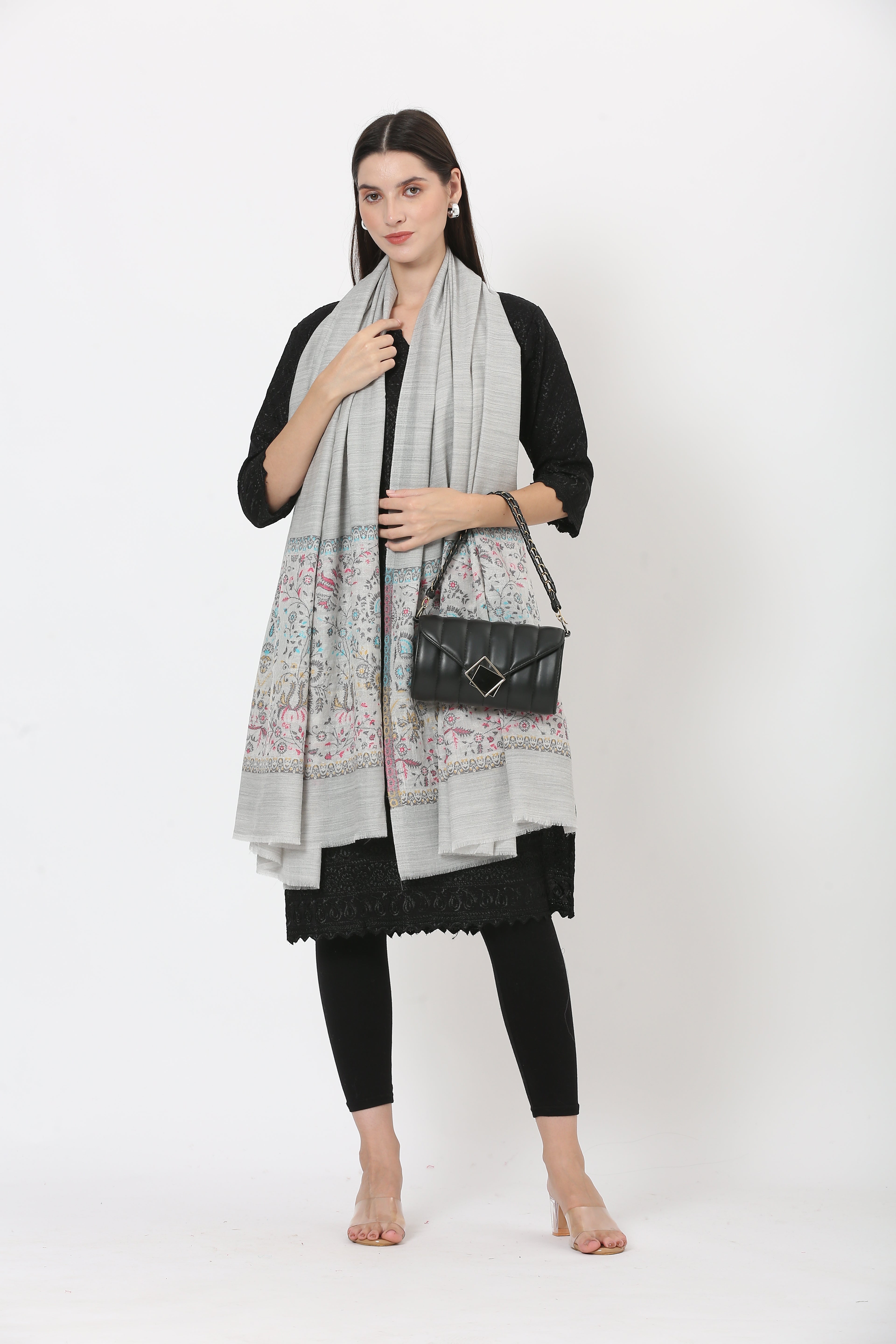 posh fine woolen palla shawl