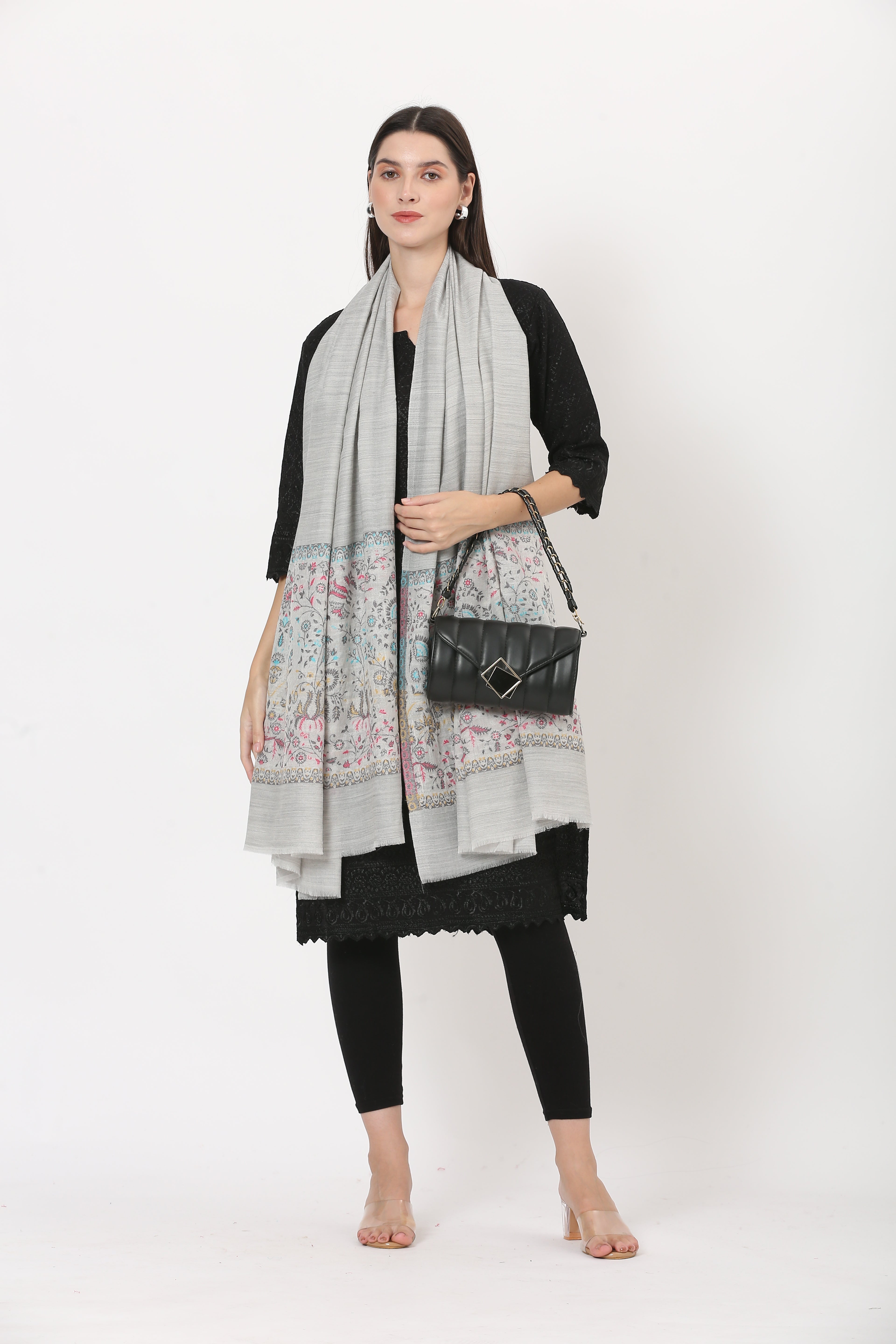 posh fine woolen palla shawl