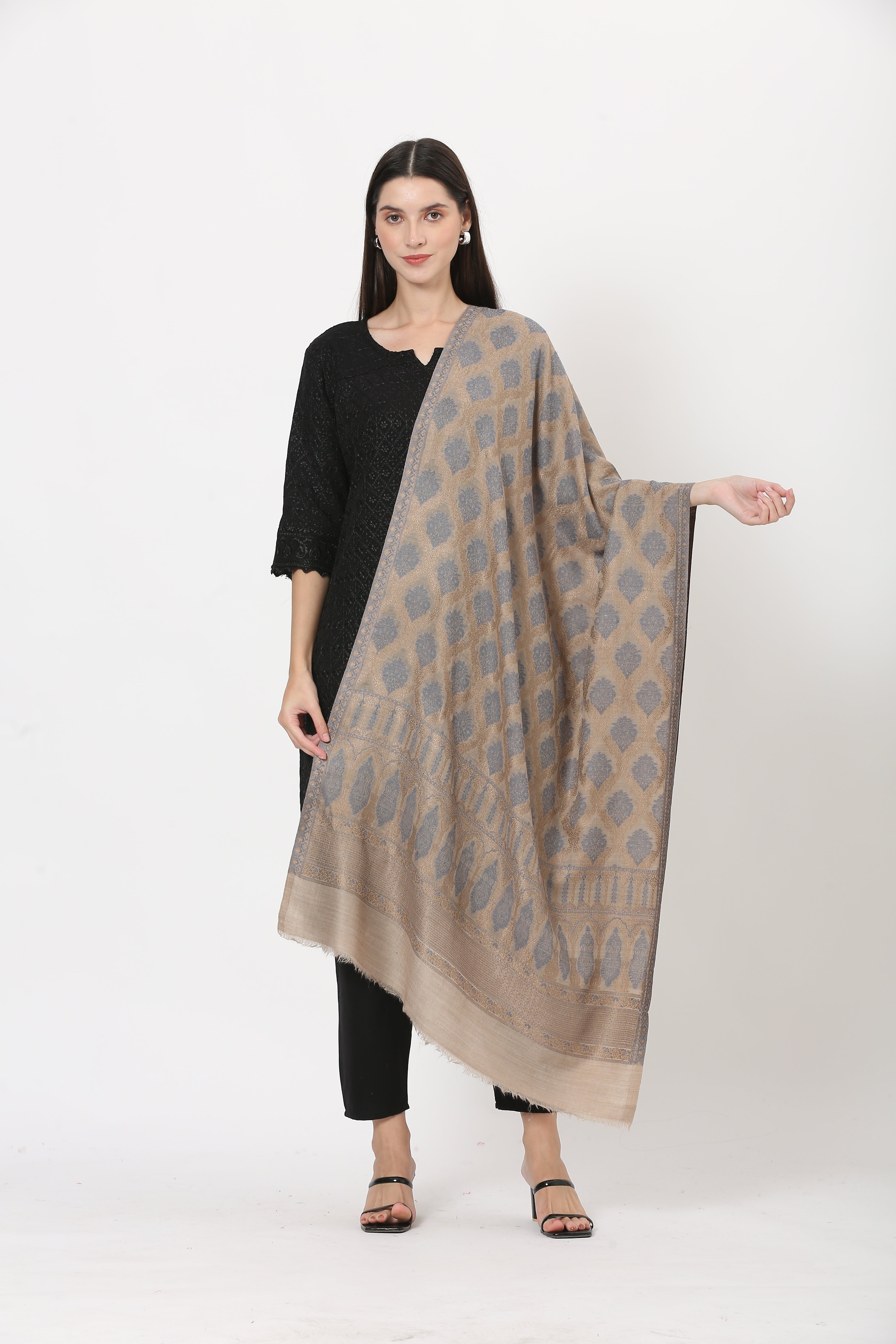 posh kani fine woolen stole