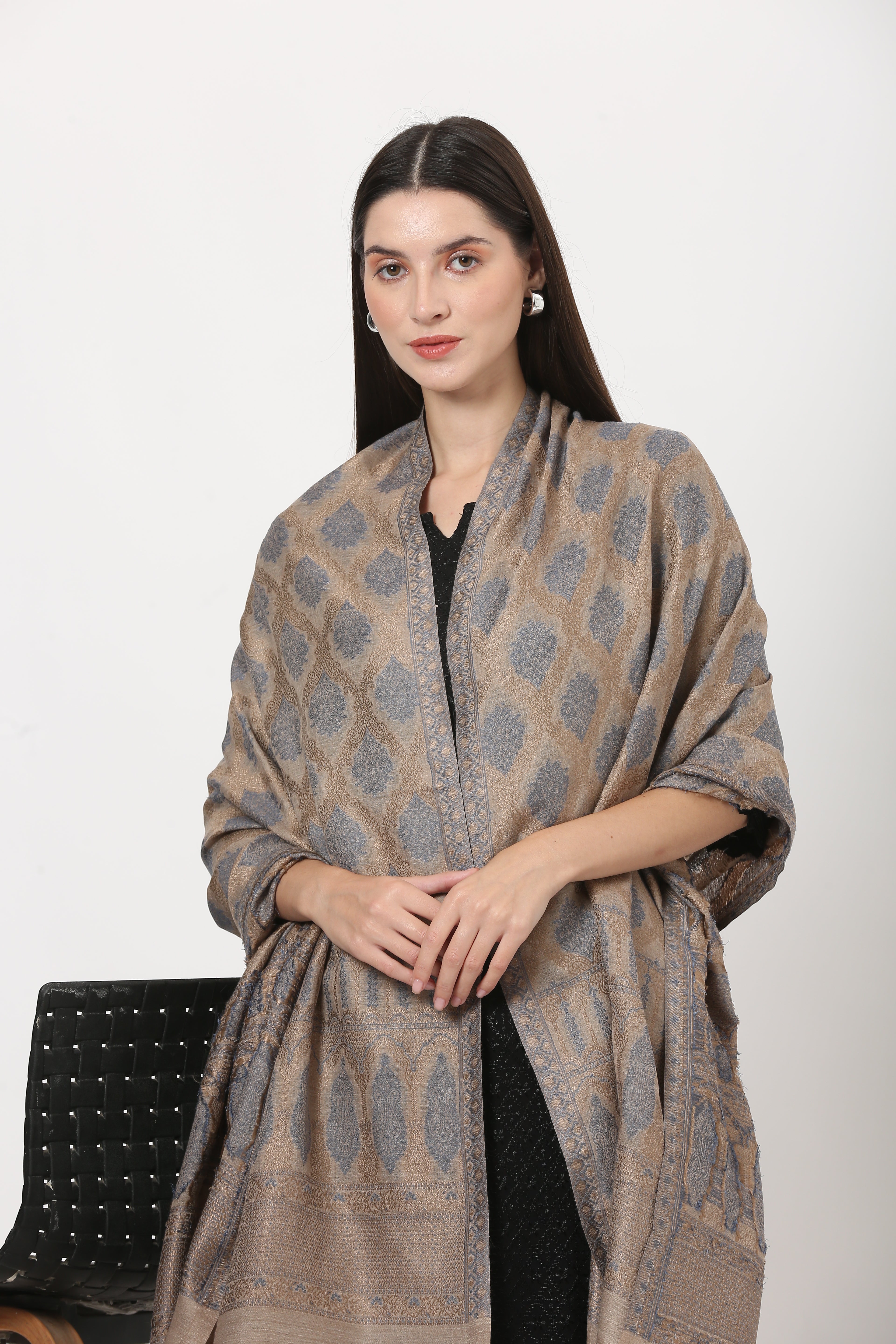 posh kani fine woolen stole