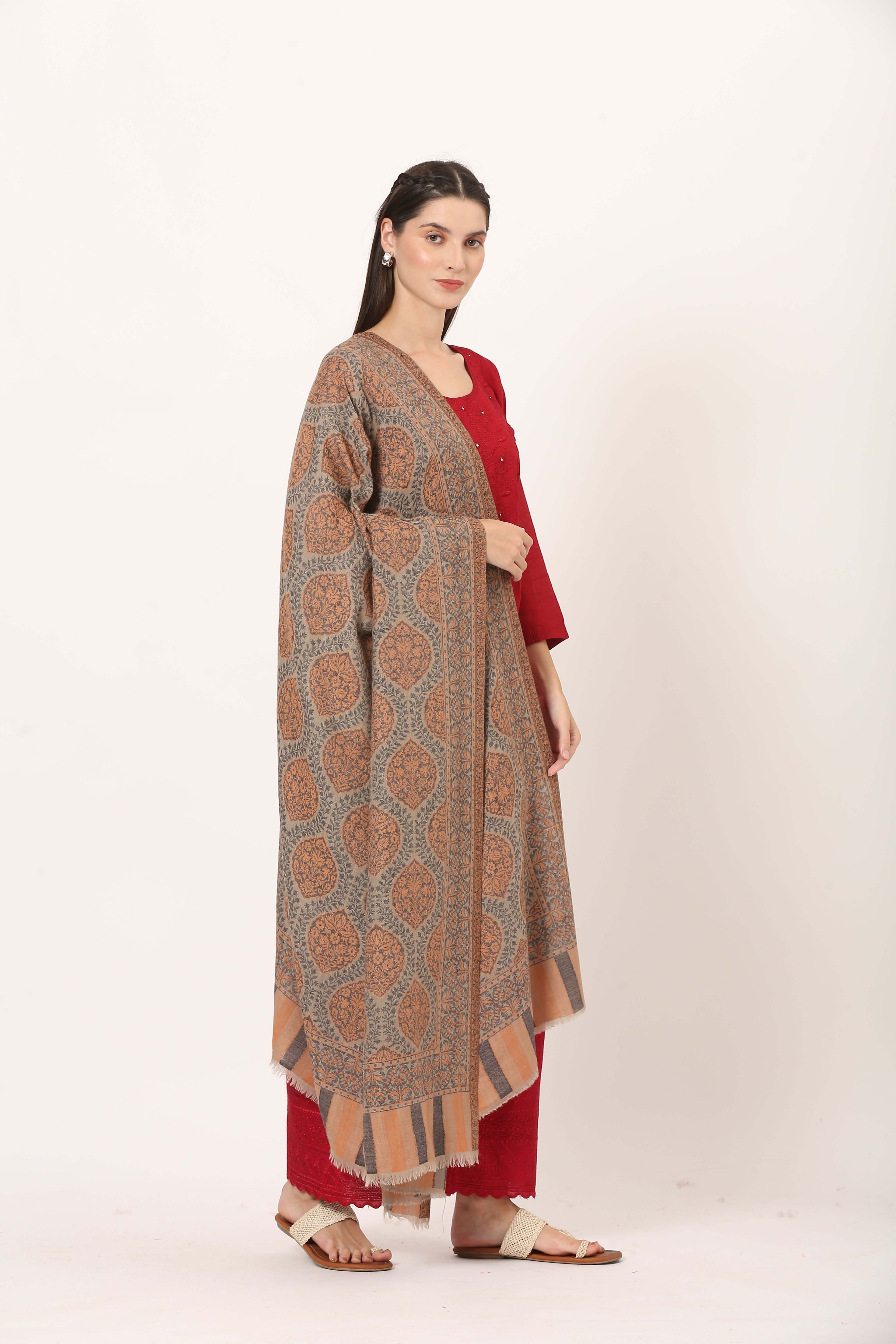fine wool posh ambi shawl