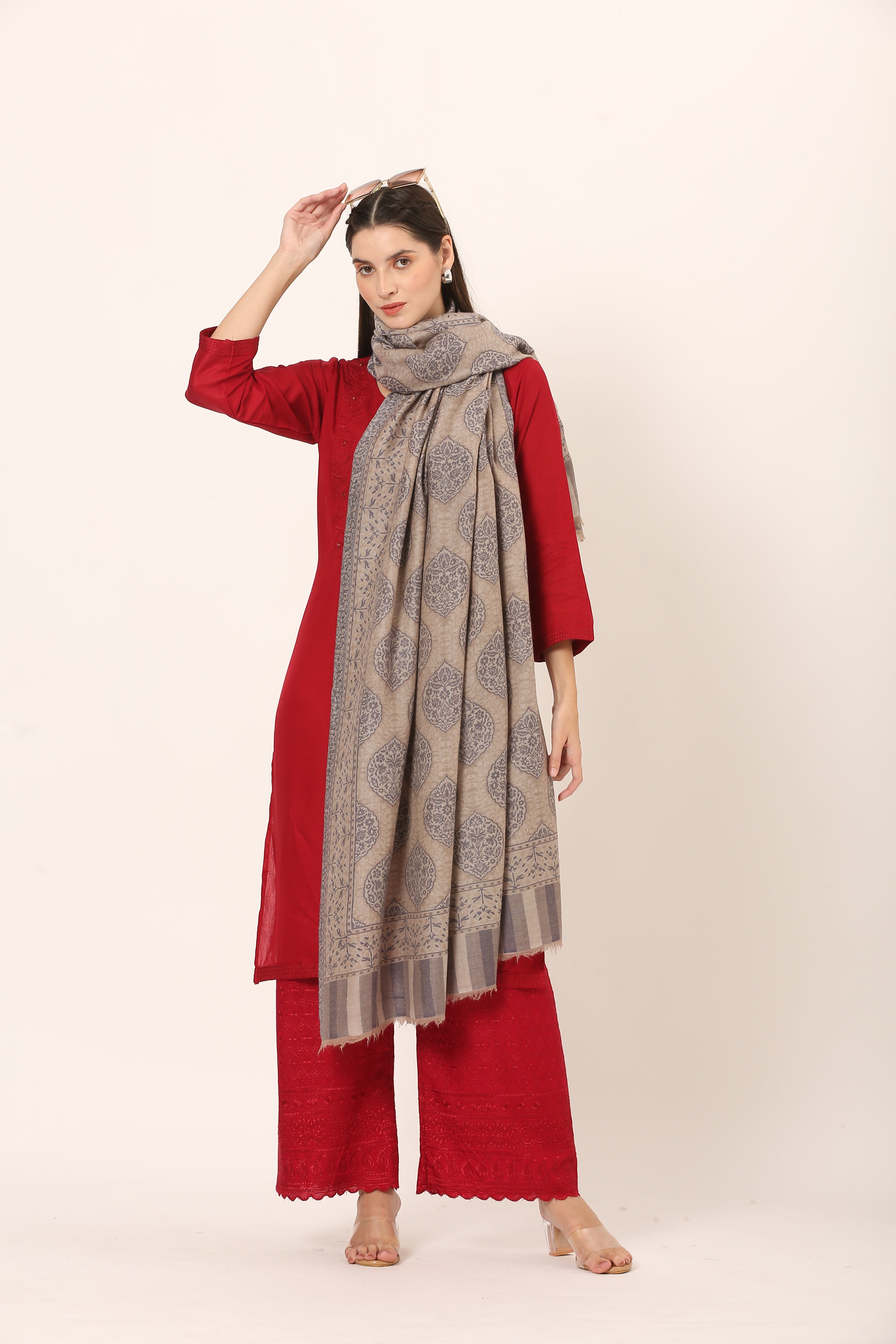 fine wool posh ambi shawl