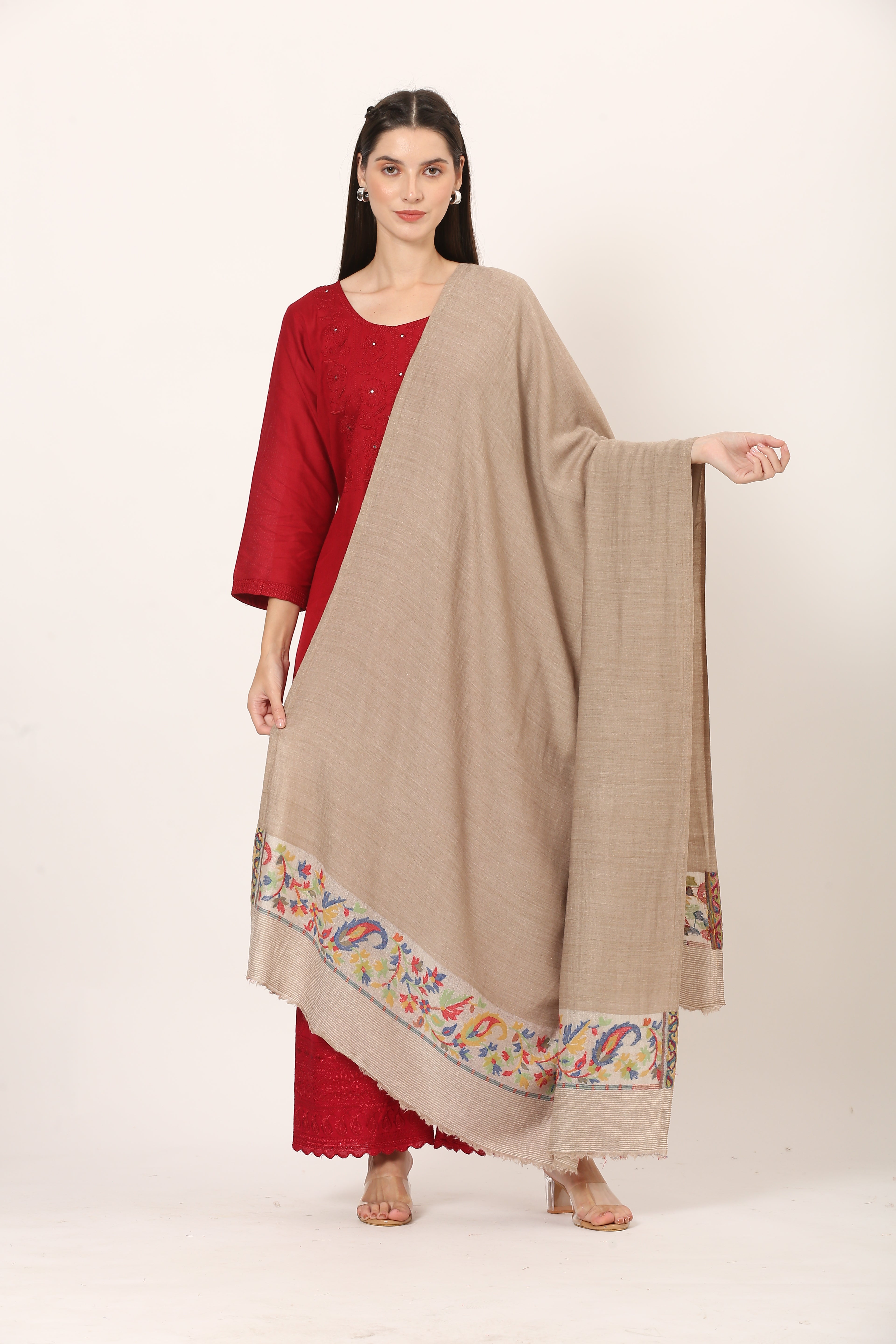 posh fine woolen palla shawl
