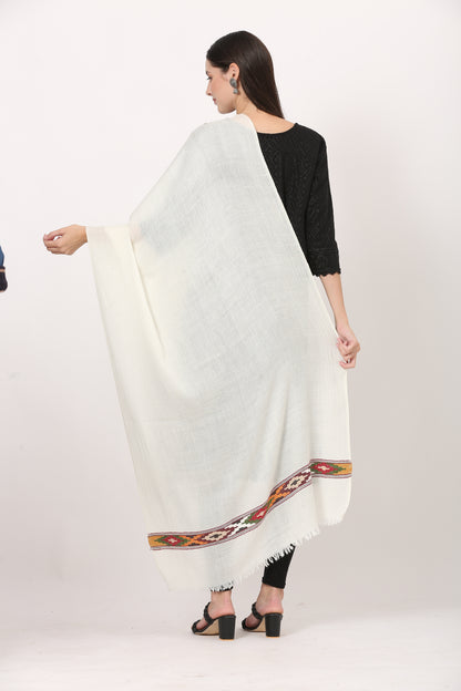 Angorra pashmina hand weaved stole
