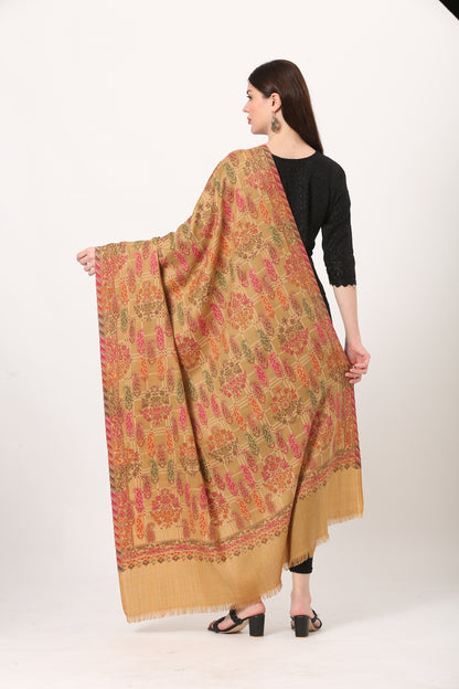 fine woolen kani weave shawl