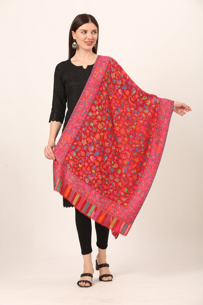 kani pashmina stole red
