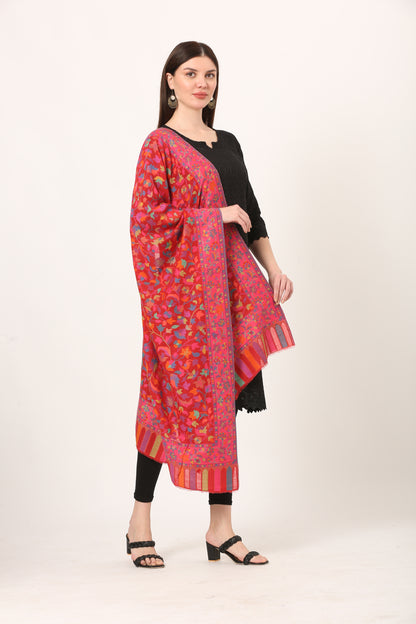 kani pashmina stole red