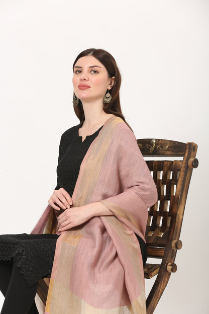 zari lite wool stole