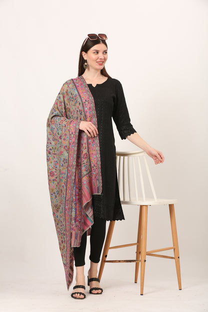 antique kani stole