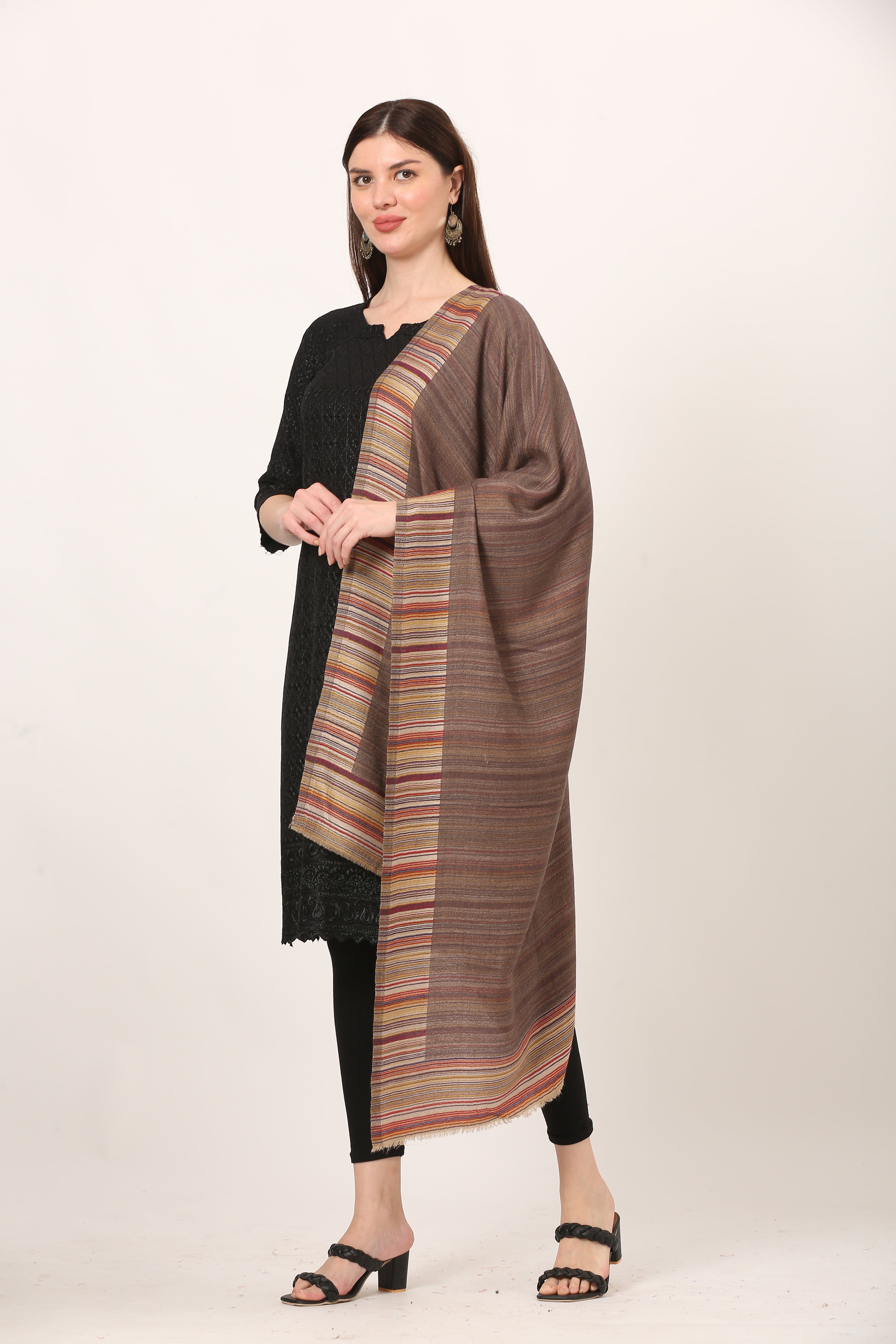 posh mixture weave stole