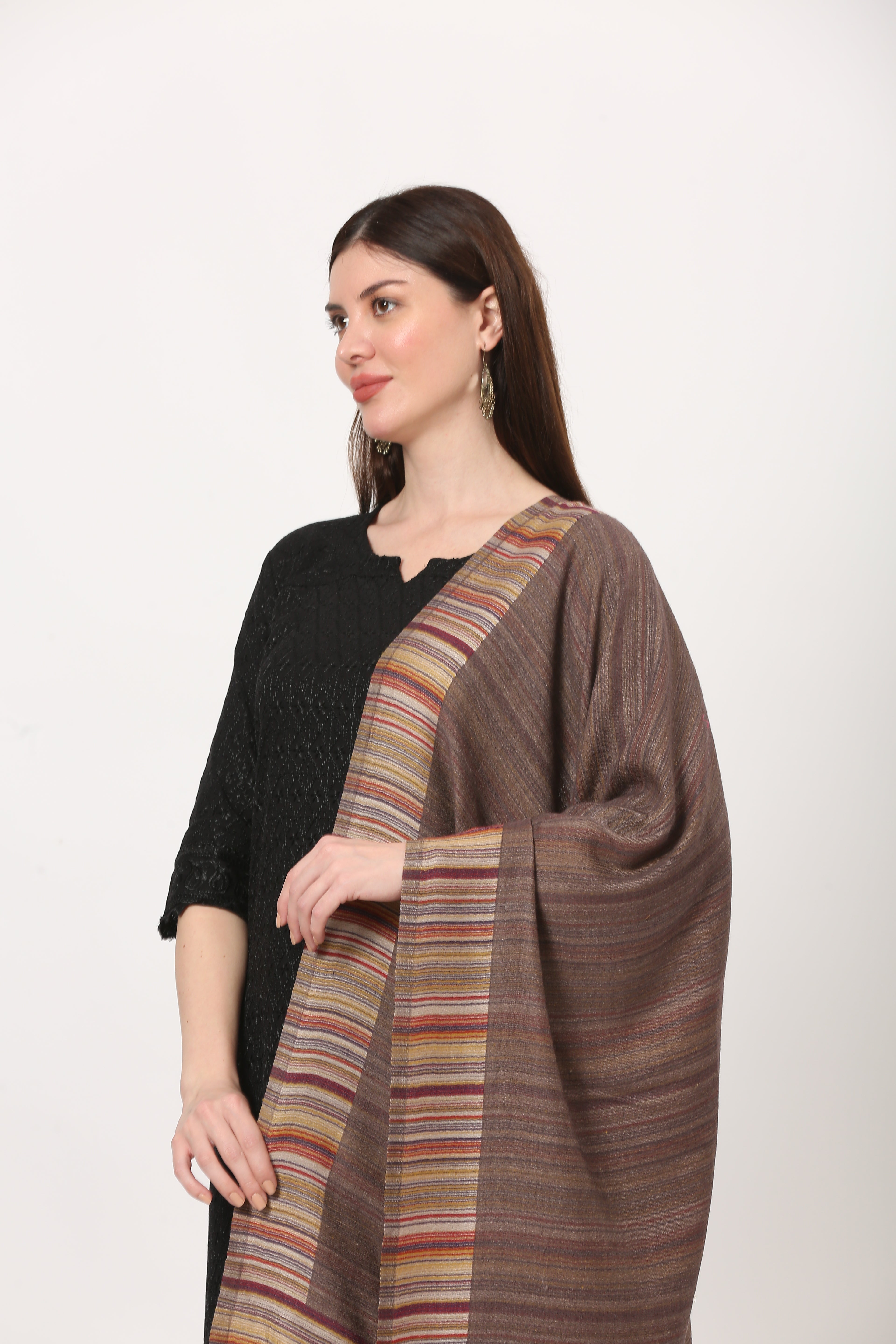 posh mixture weave stole