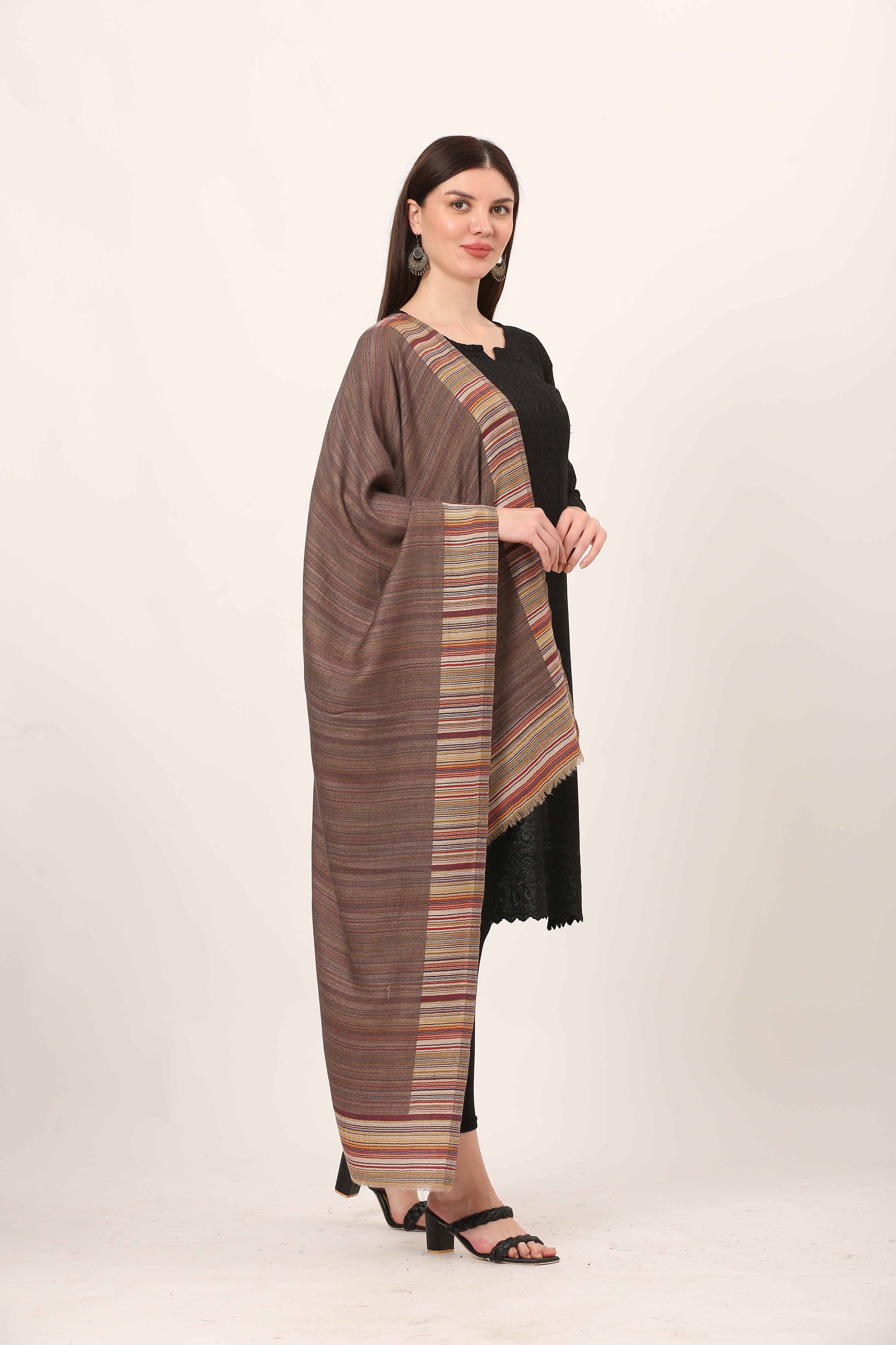 posh mixture weave stole