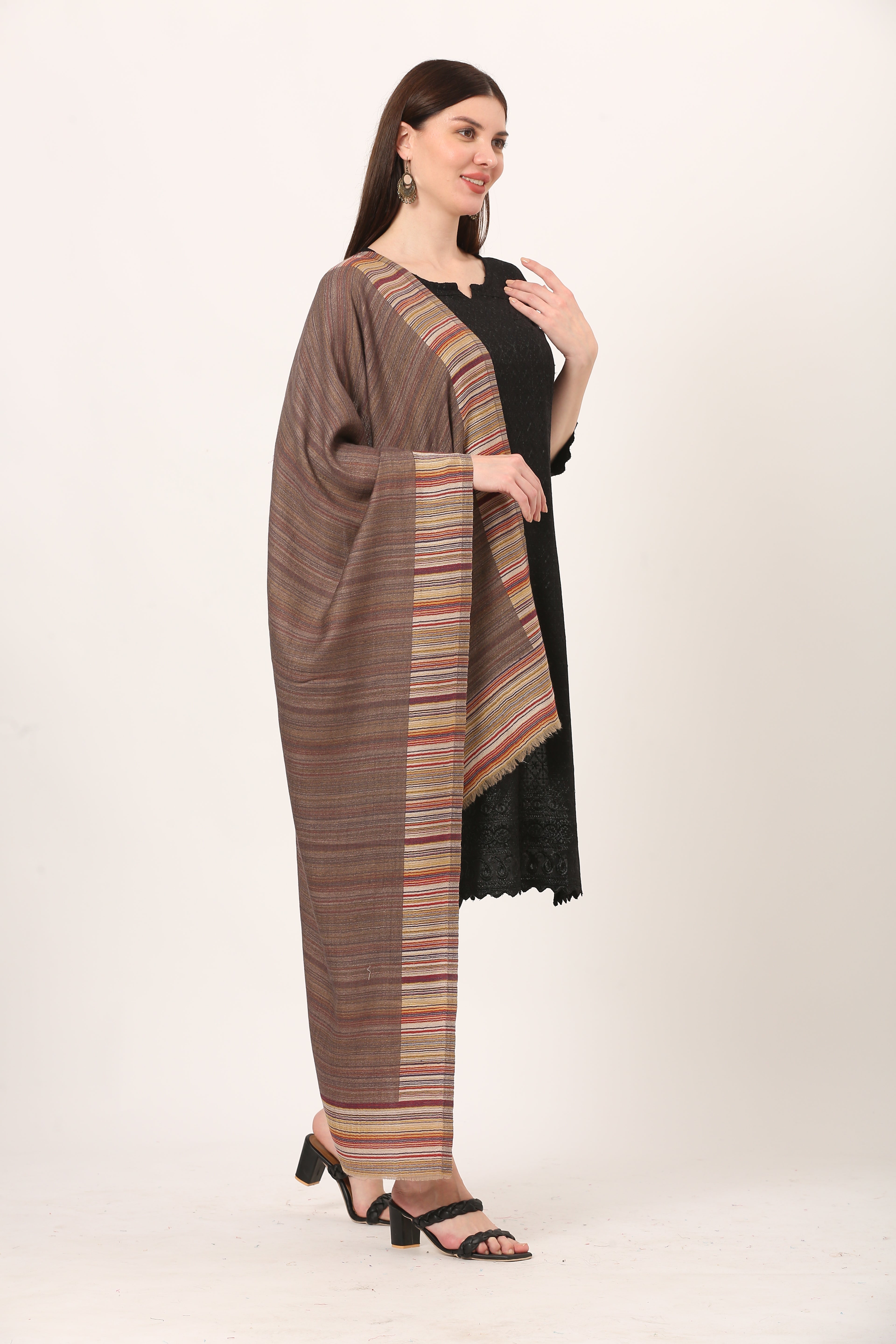 posh mixture weave stole